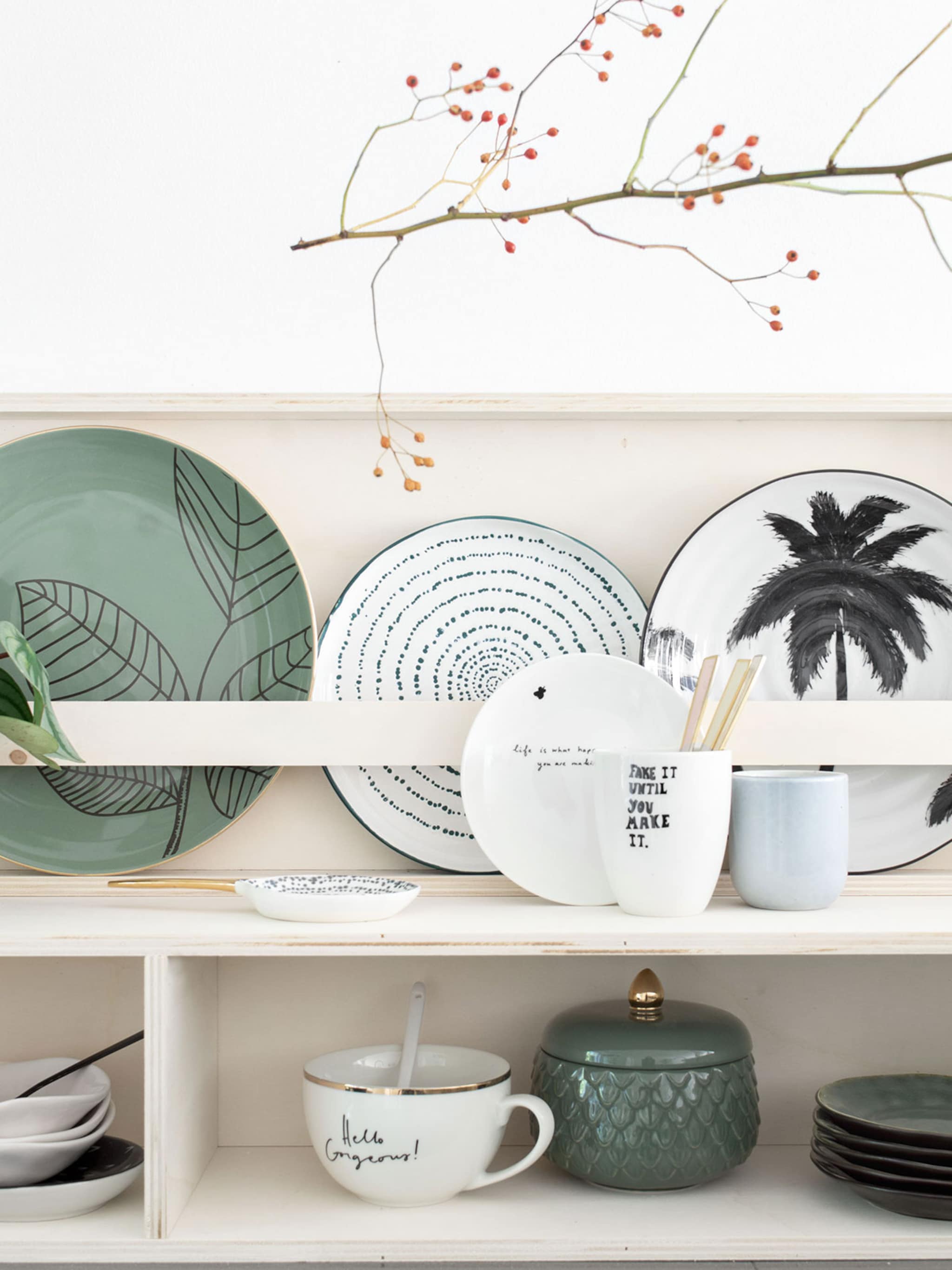 diy serviesrek voor in de keuken