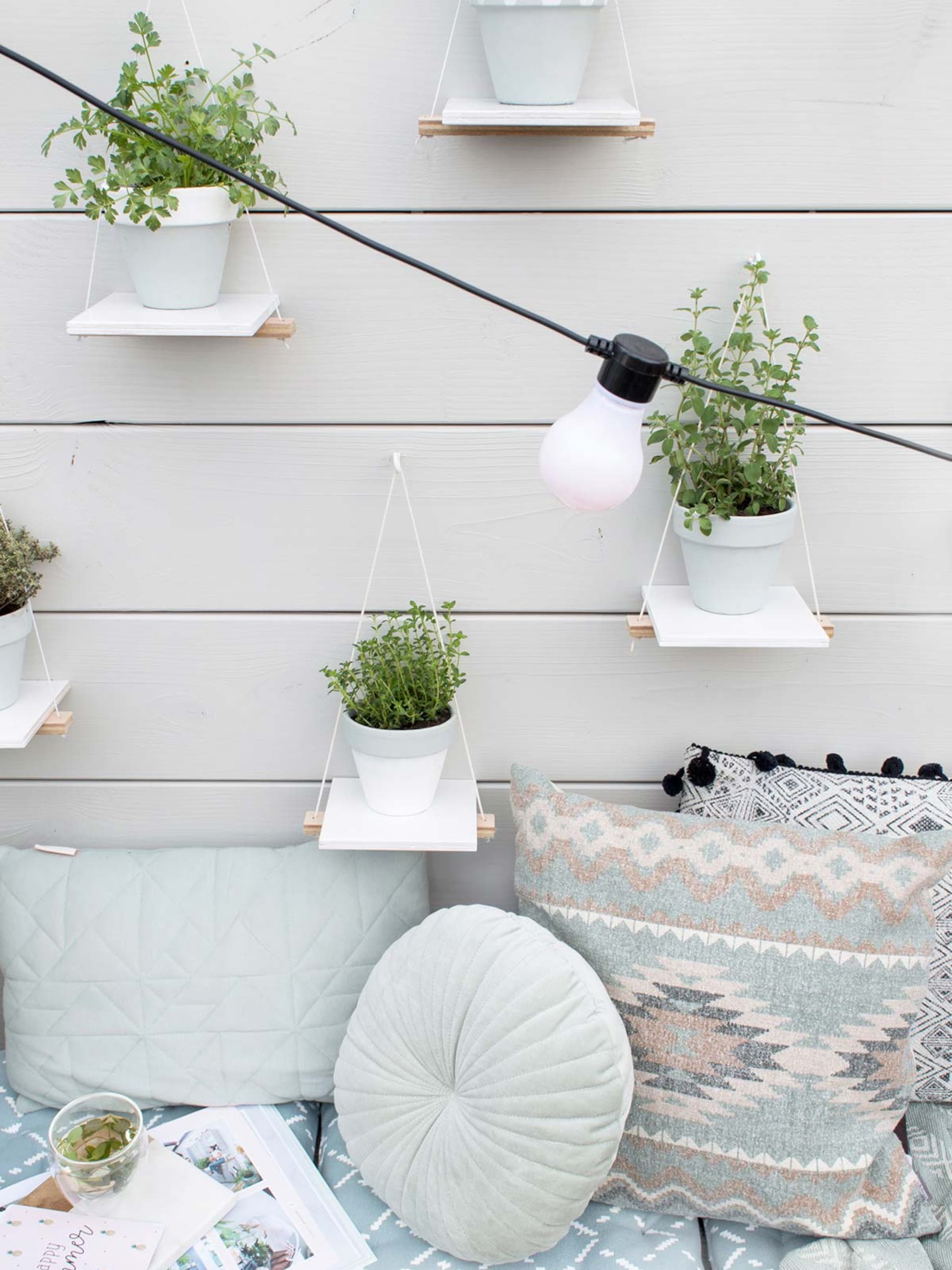 diy maak je eigen verticale kruidentuin