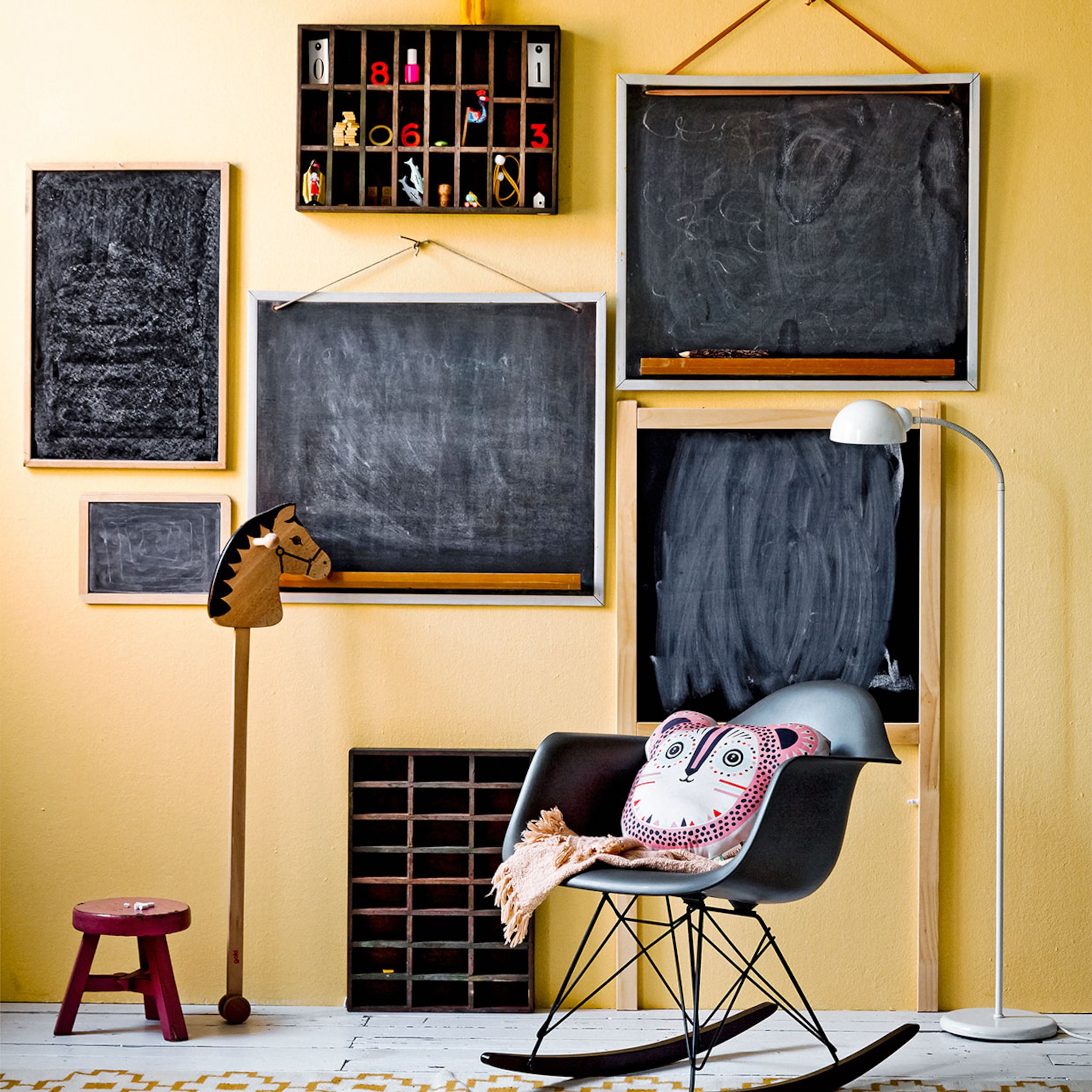 do it yourself krijt erop los met dit vintage krijtbord