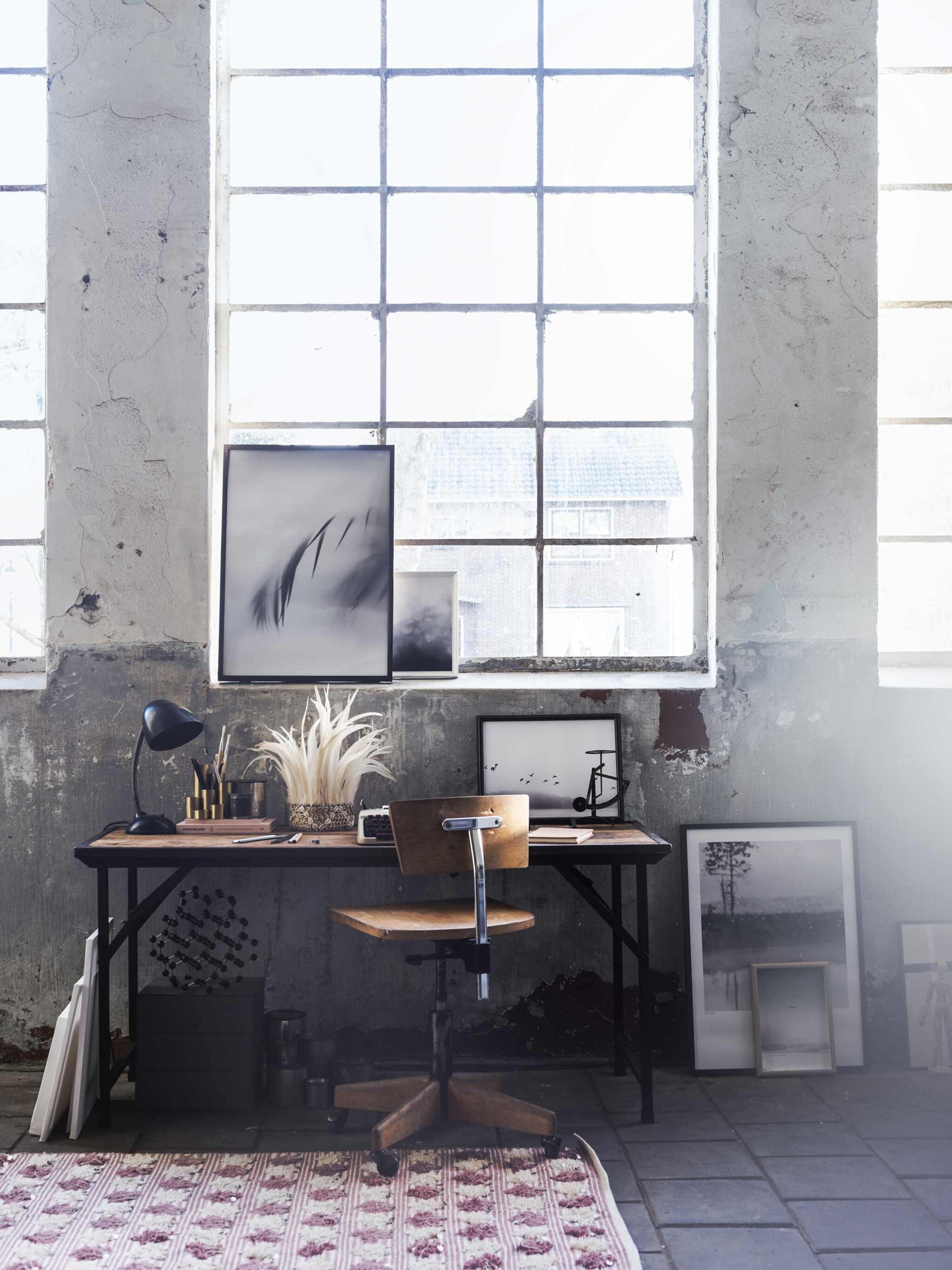 dit pastel interieur is een tikkeltje mysterieus