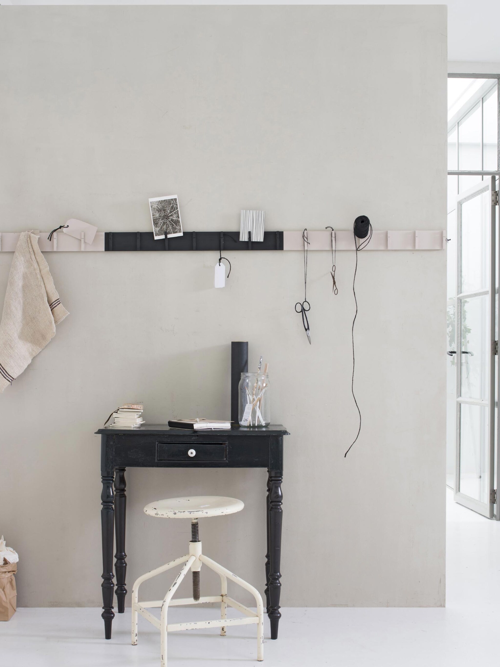 diy kapstok maken met houten wasknijpers