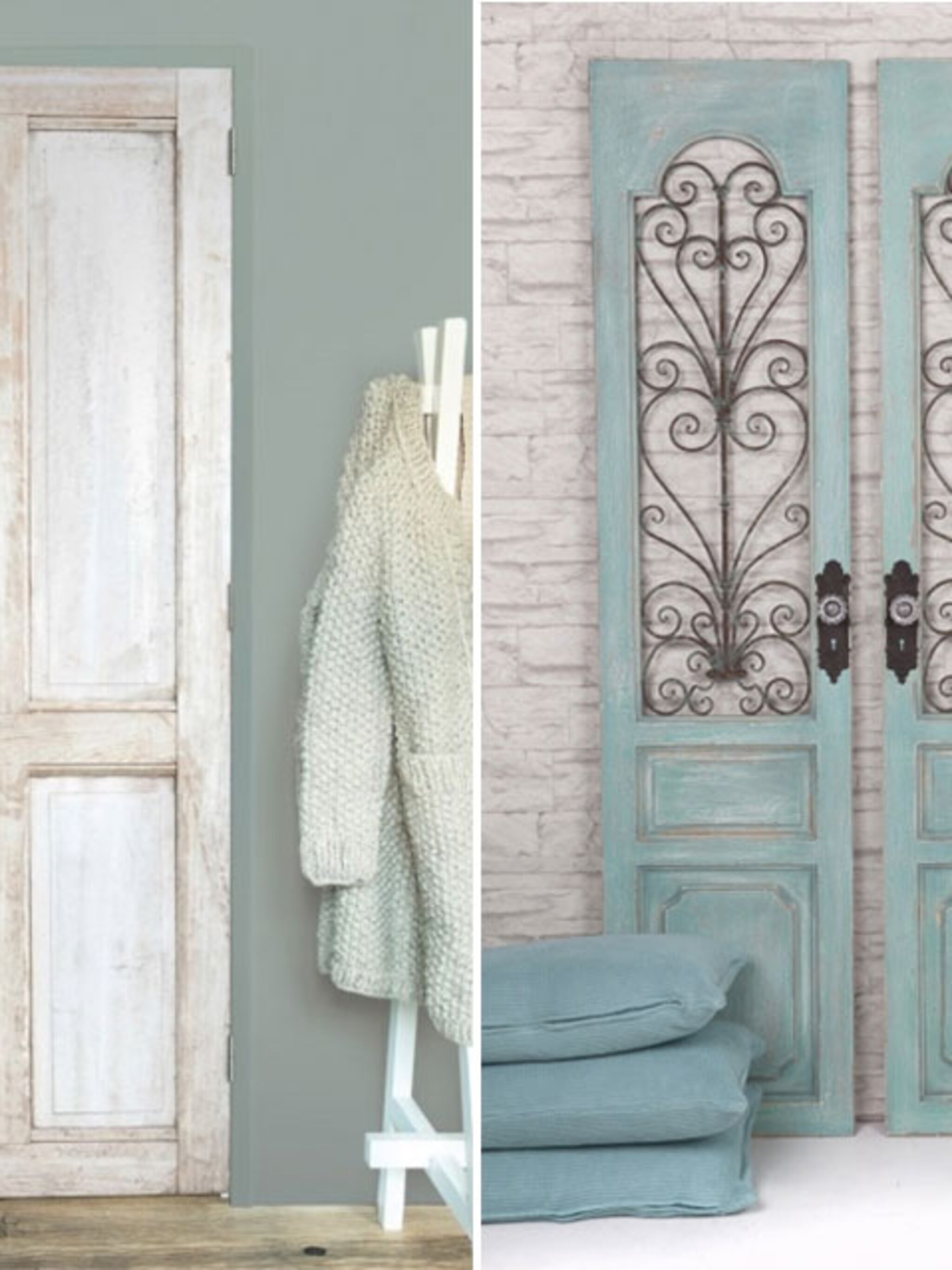 styling zo combineer je een brocante deur
