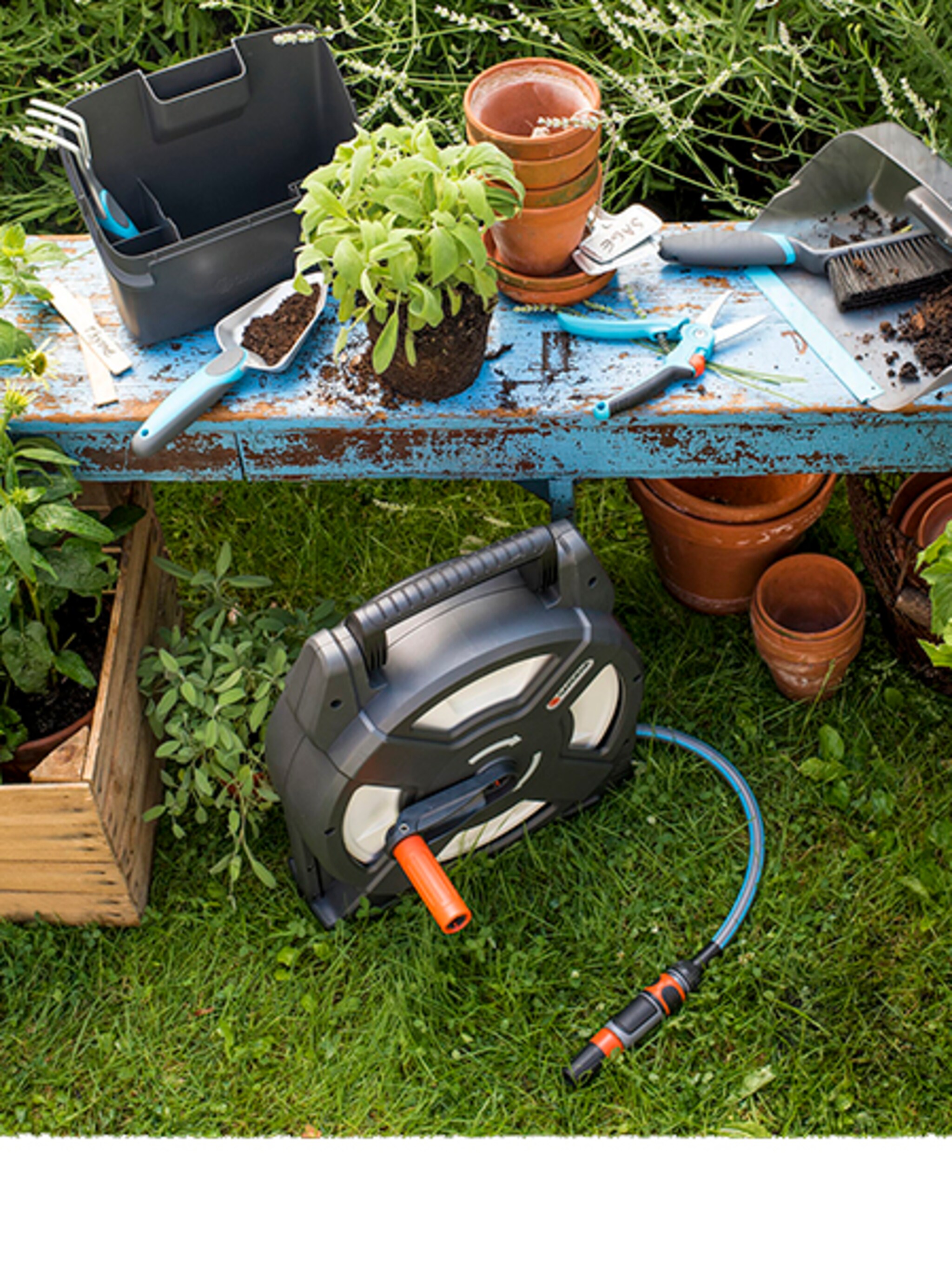 handig tuinhulpje win de gardena wandslangenbox