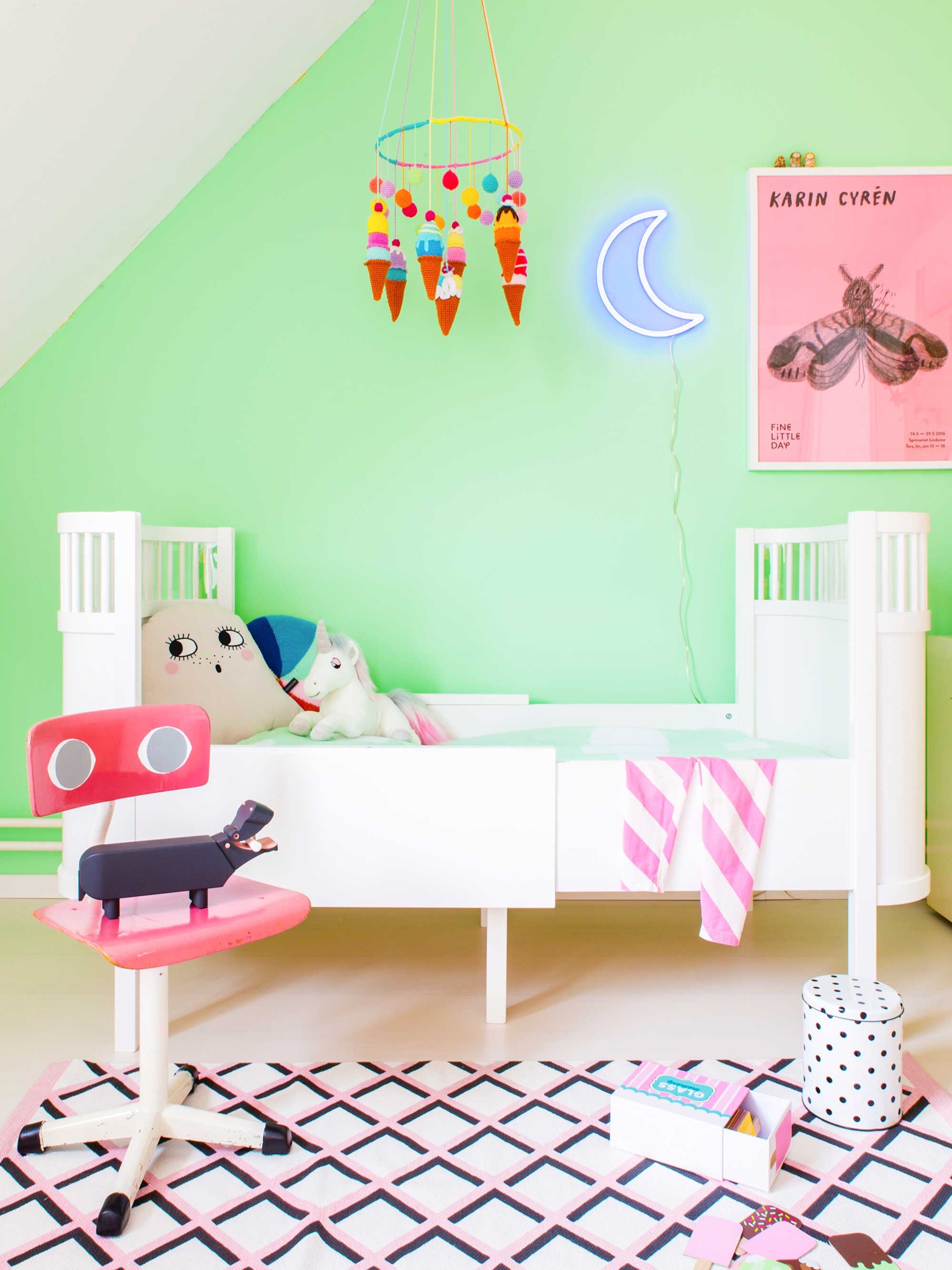 win kleurrijke accessoires voor de kinderkamer