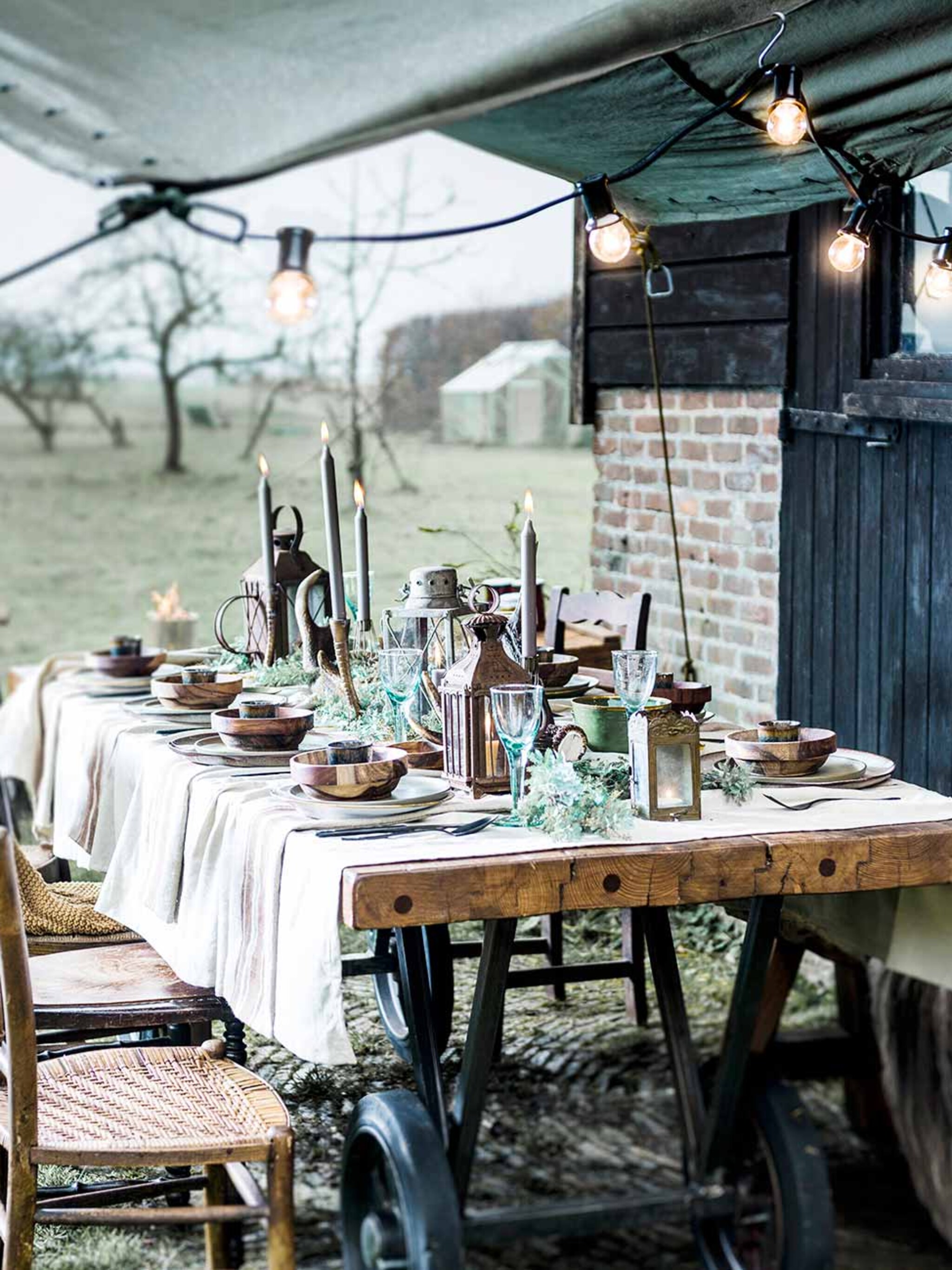 een warme ambachtelijke en stoere barn brunch