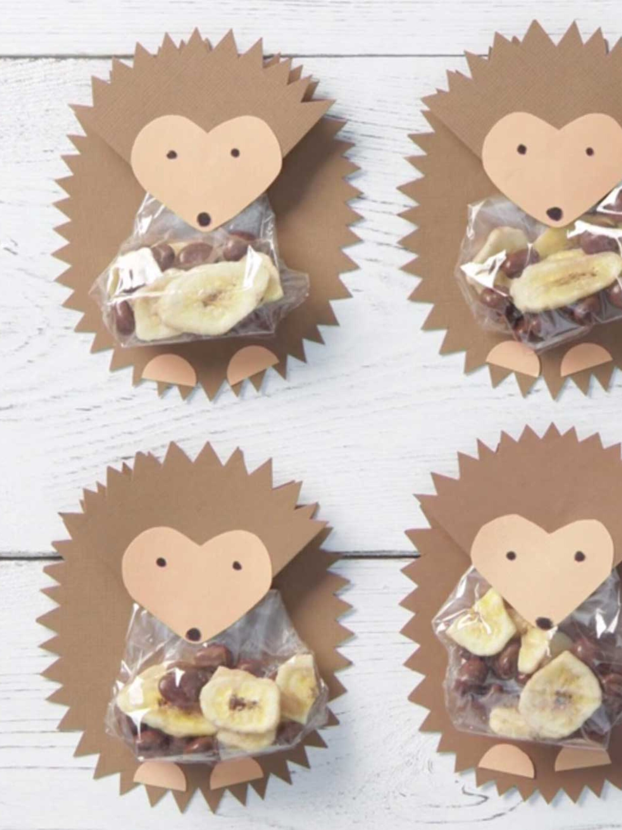 knutselen met kinderen egeltraktaties vol lekkers