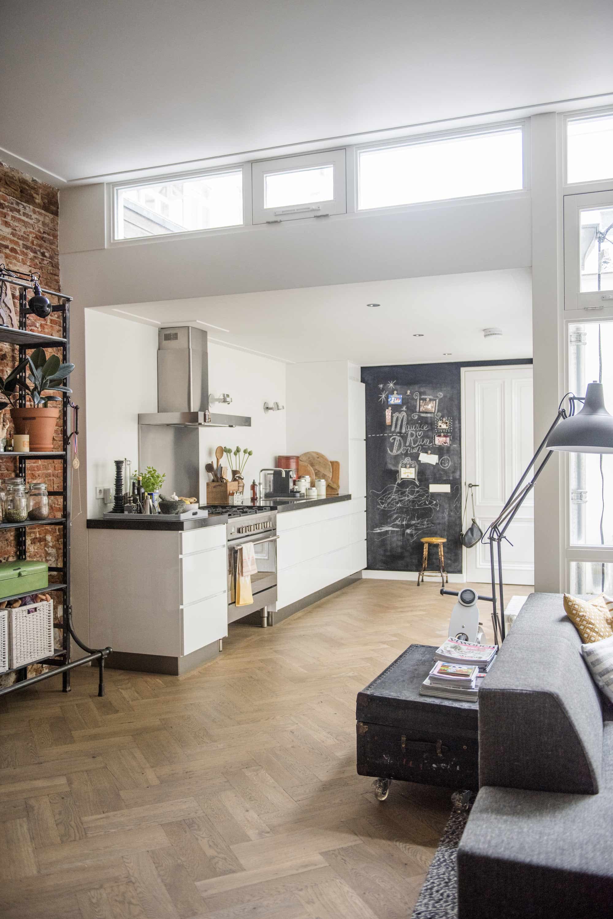 Lichte keuken in amsterdam