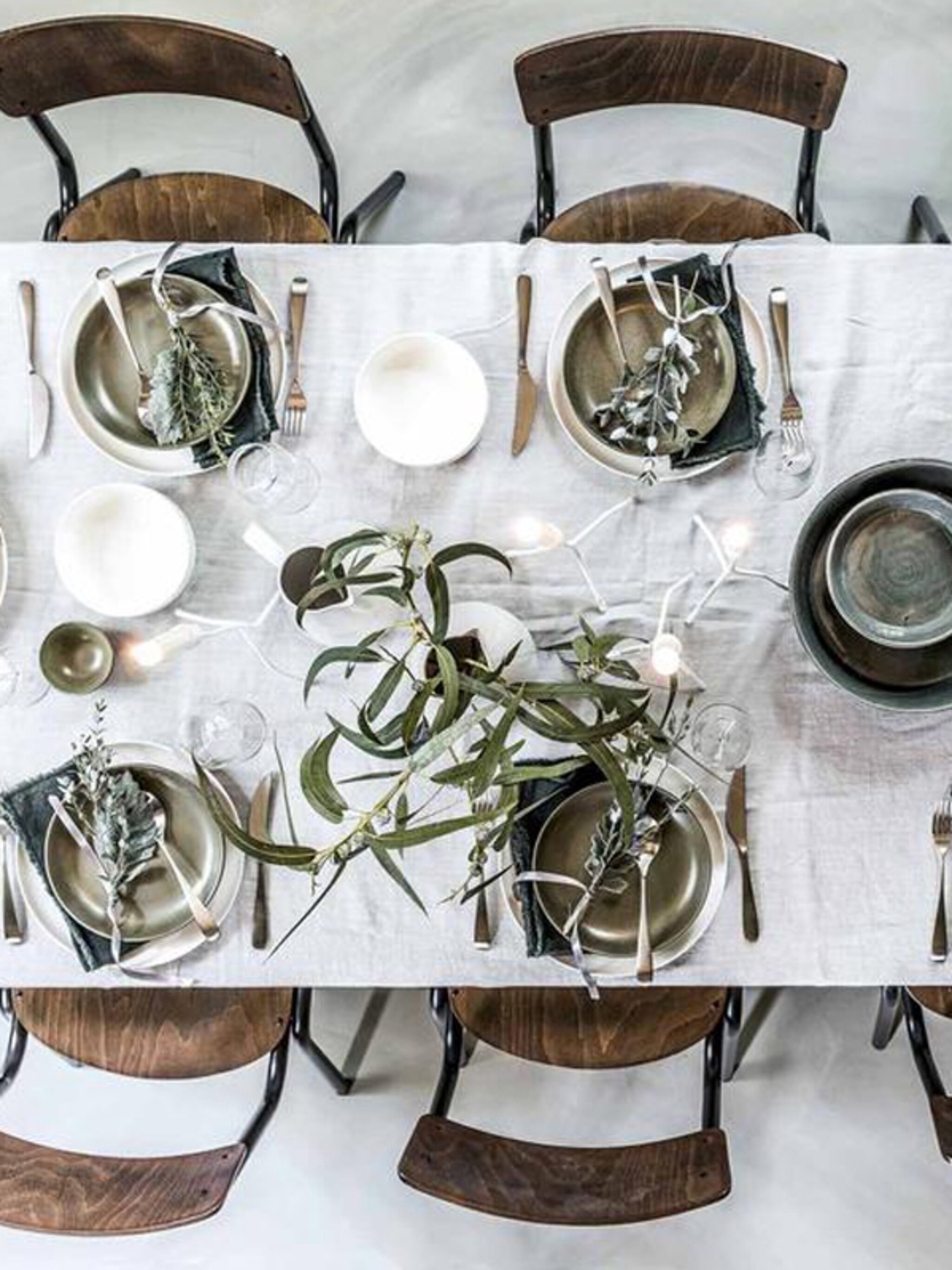 zo style je een basic kersttafel