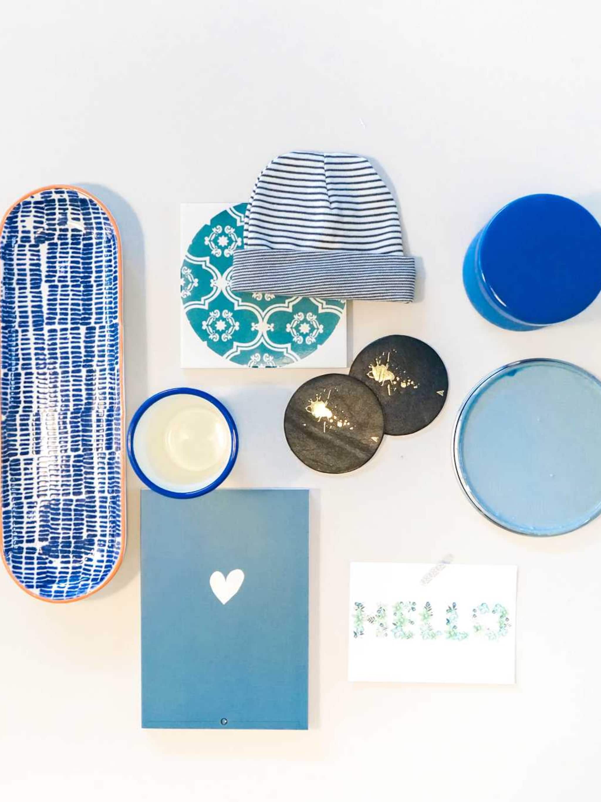 blauw als de zee kleur van het najaar