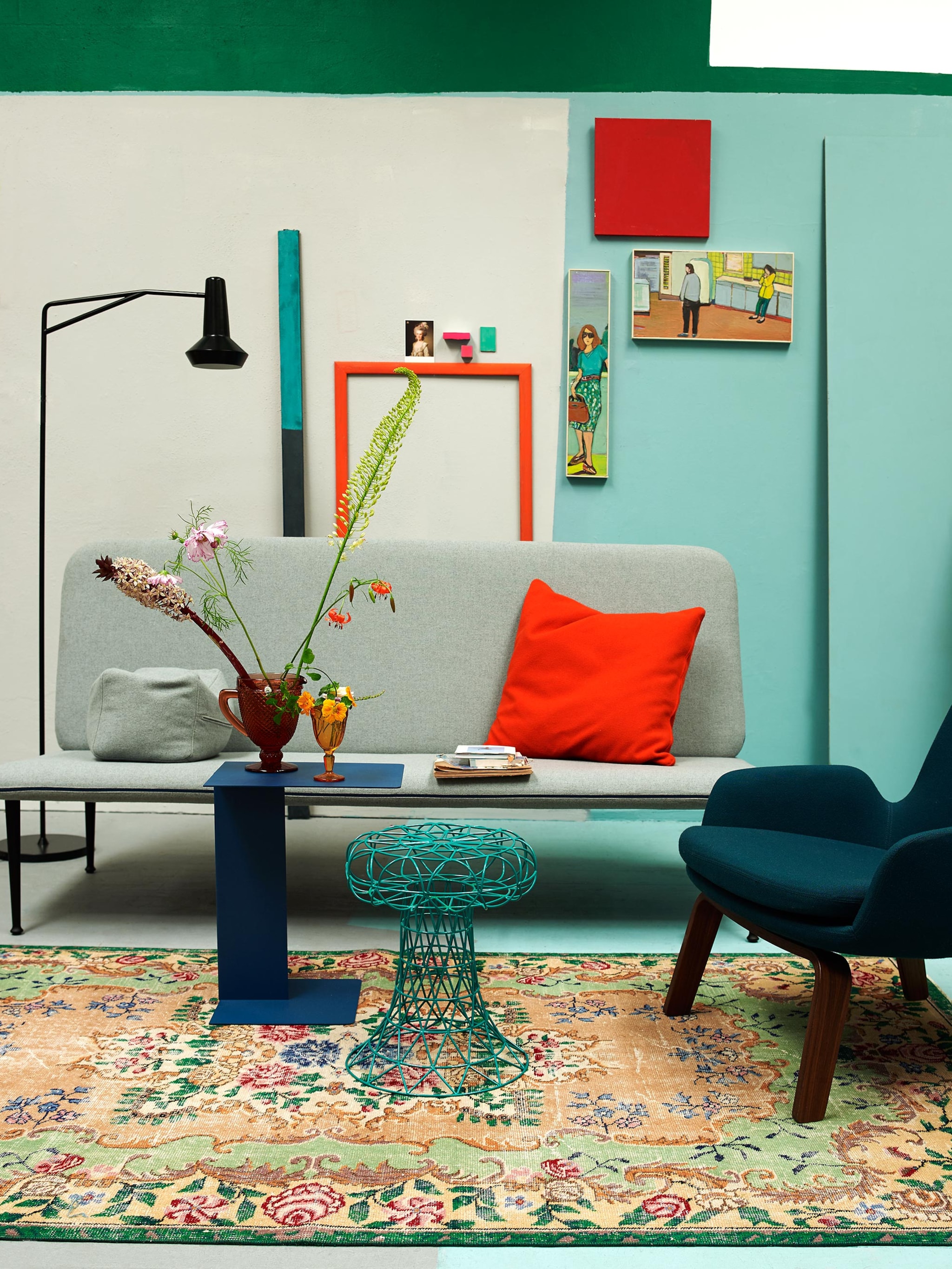kleuren van het najaar rood oranje en bruin