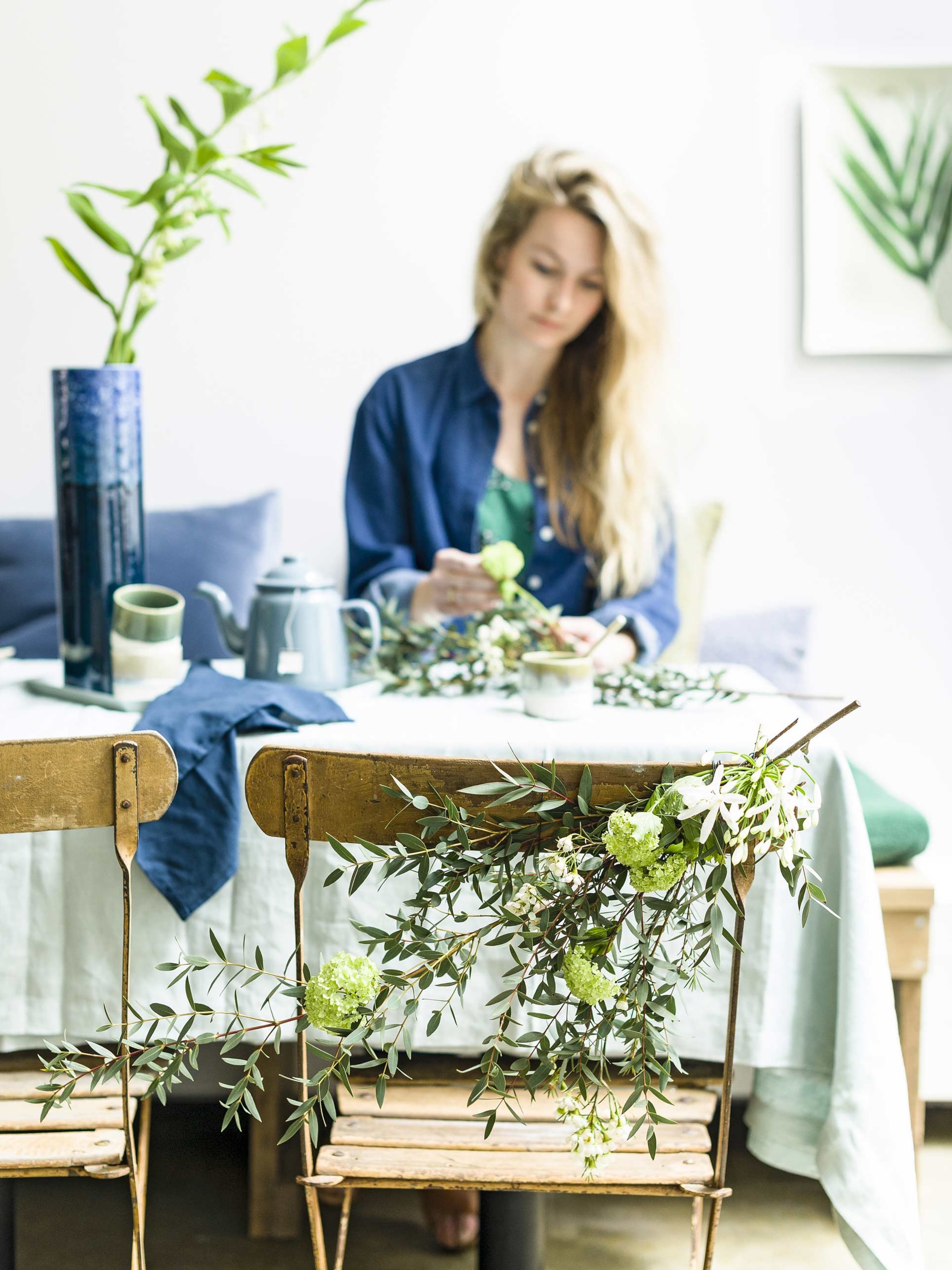 green living groen aan de eettafel