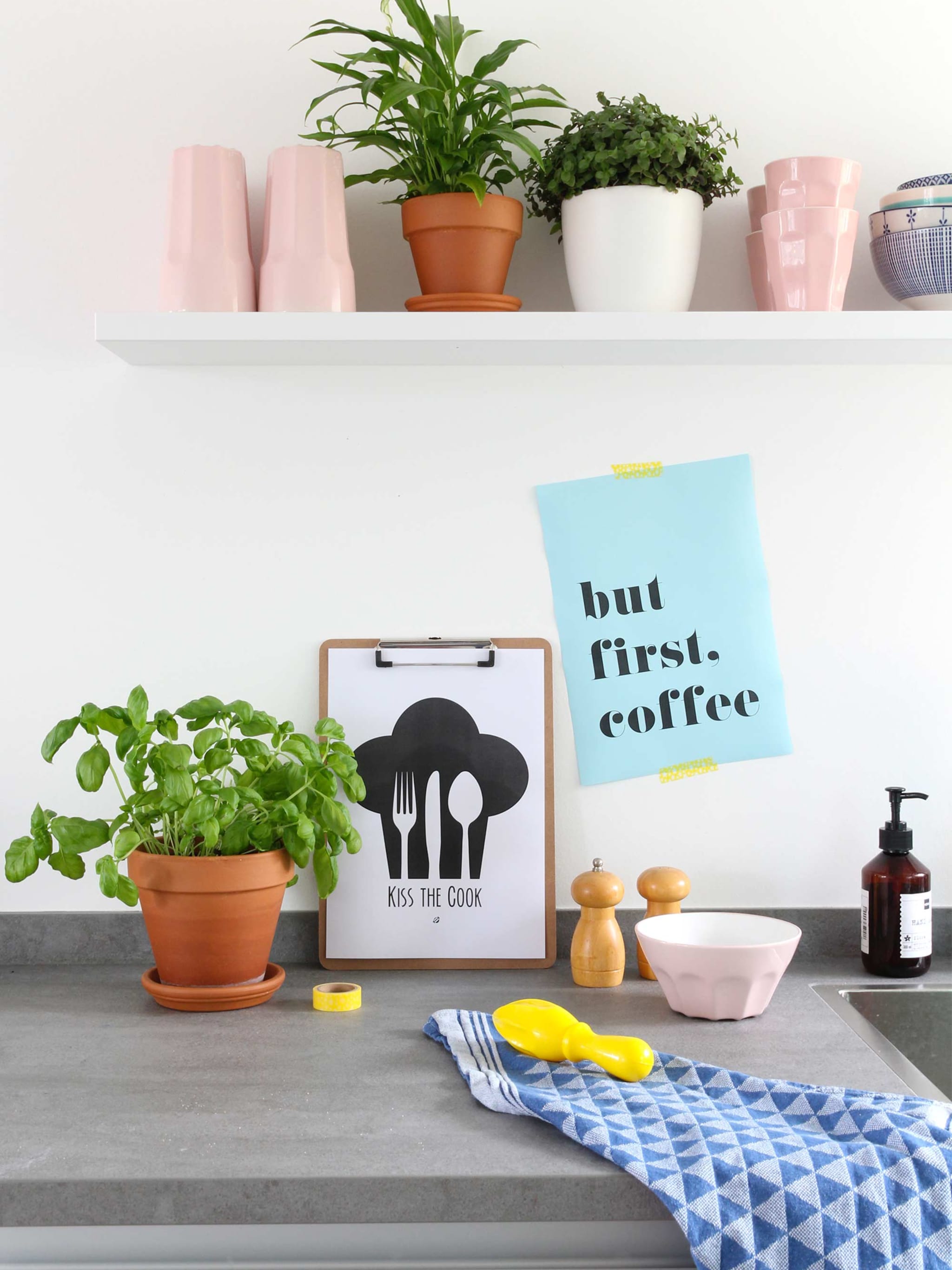 printable poster in de keuken