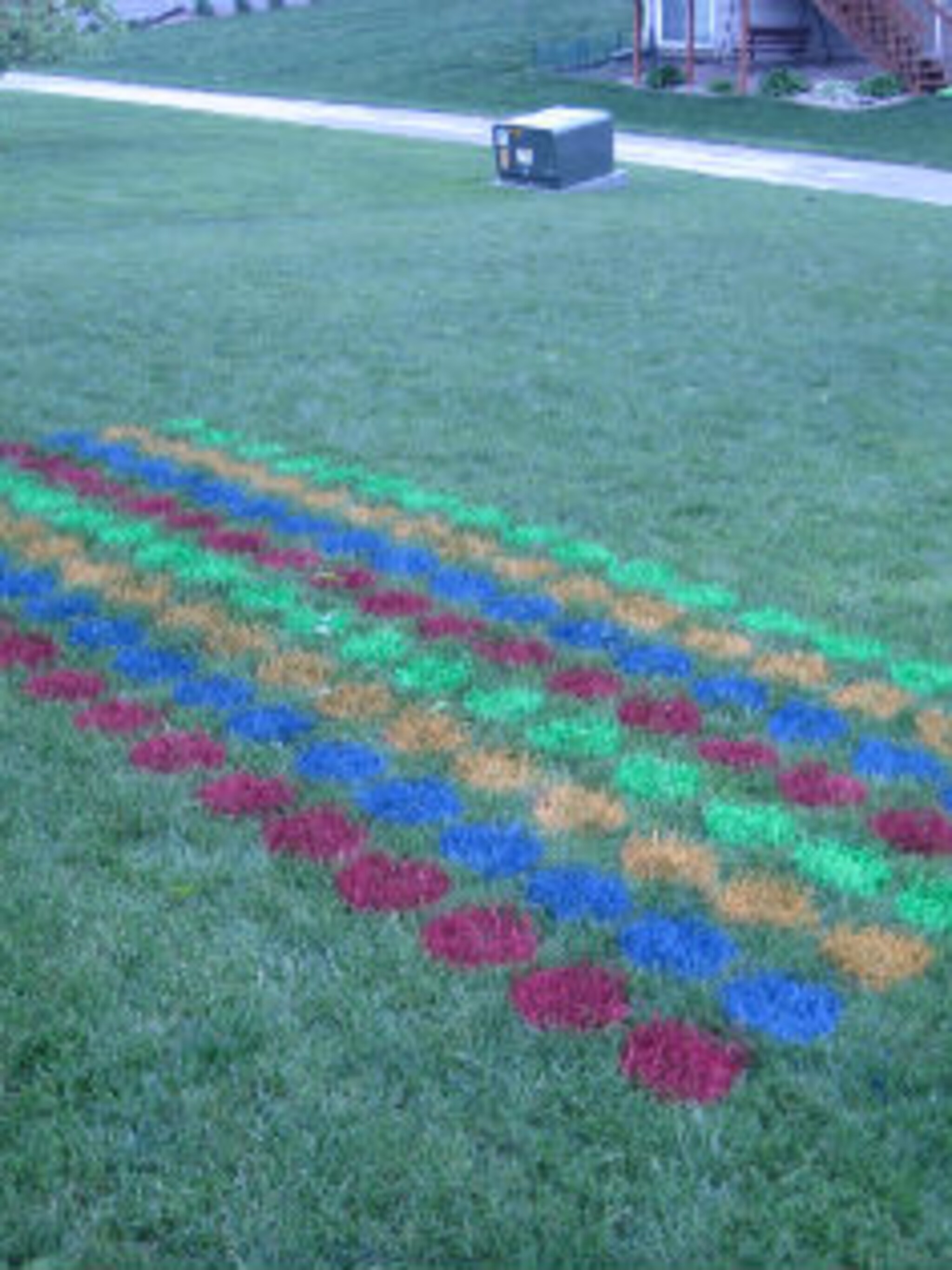 twister op het gazon