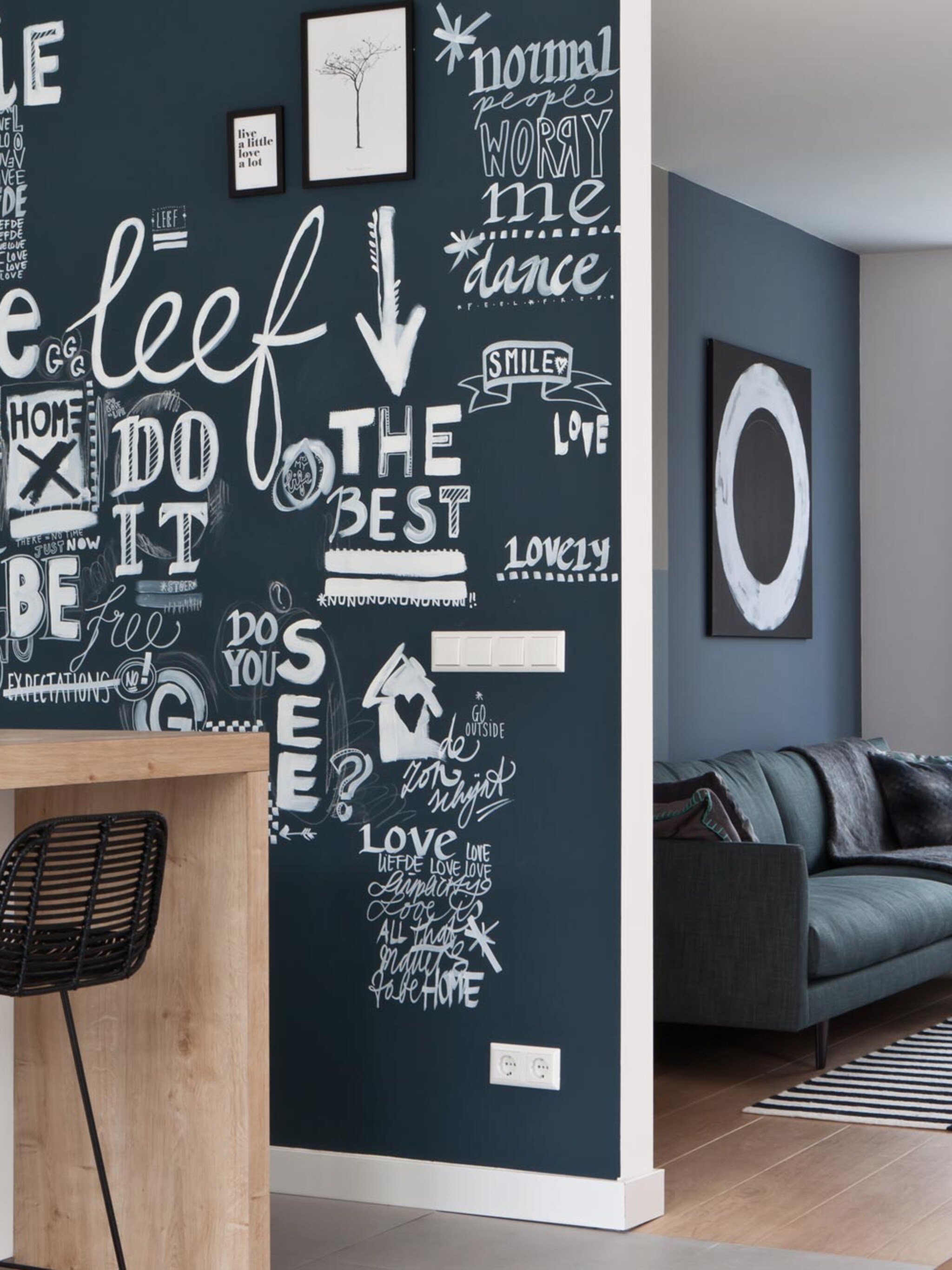 stylen met tekst en woorden in huis 3x inspiratie