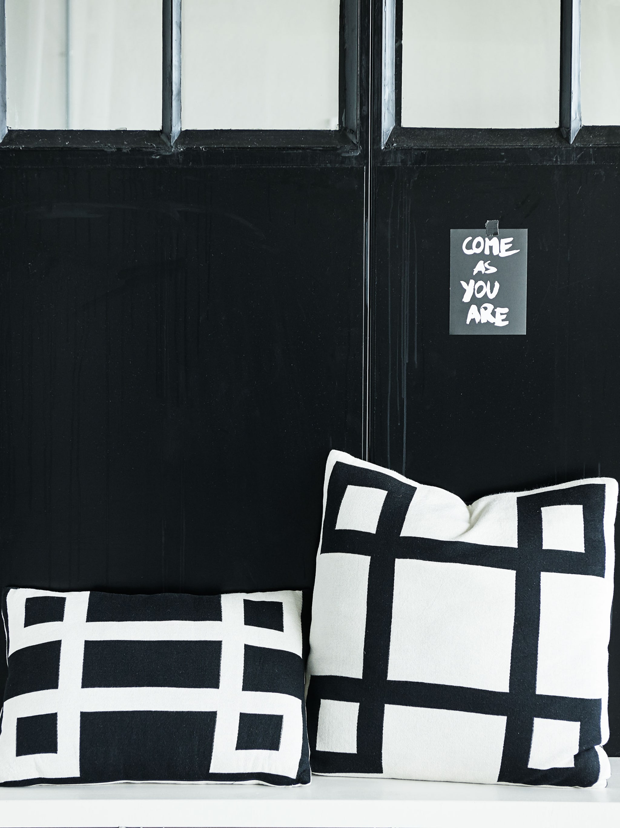 wonen in zwart wit