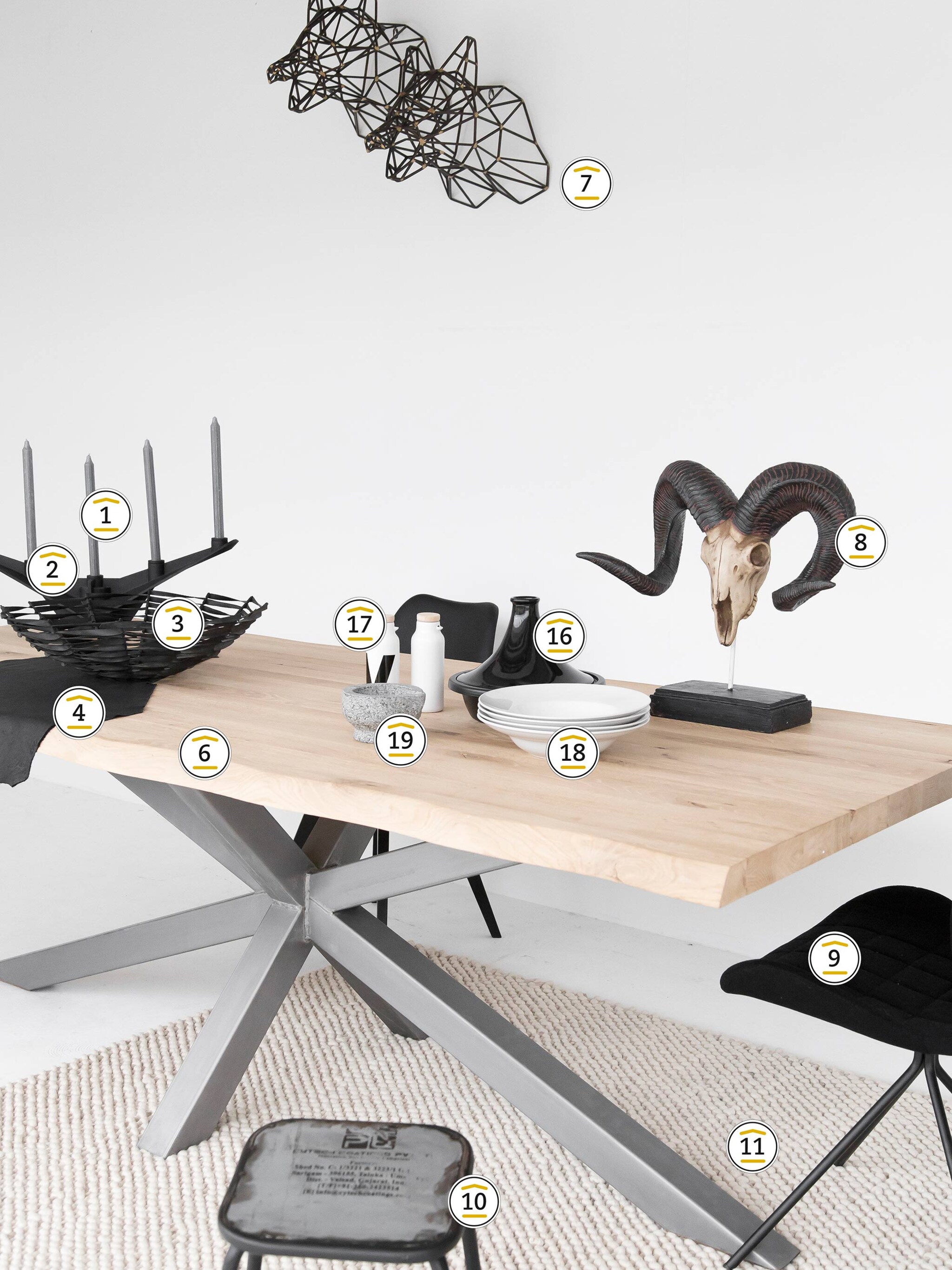 minimalistisch wit met stoere accenten in villa arena