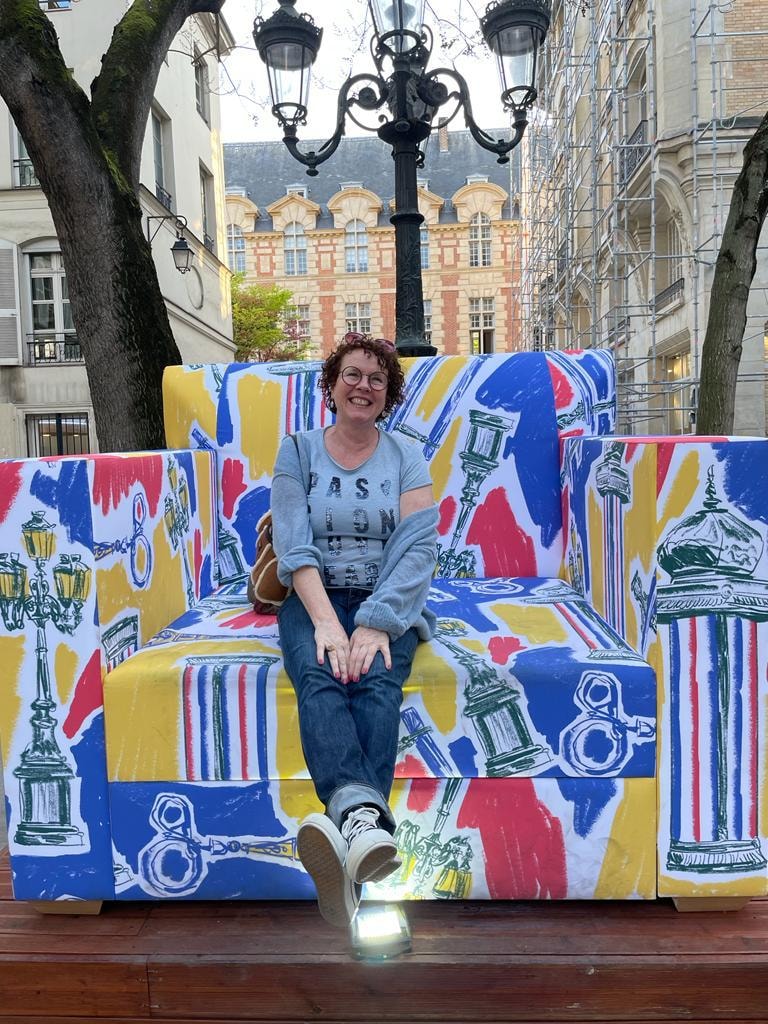 Place de Furstenberg is volgens Marianne dé buurt voor stoffen en behang