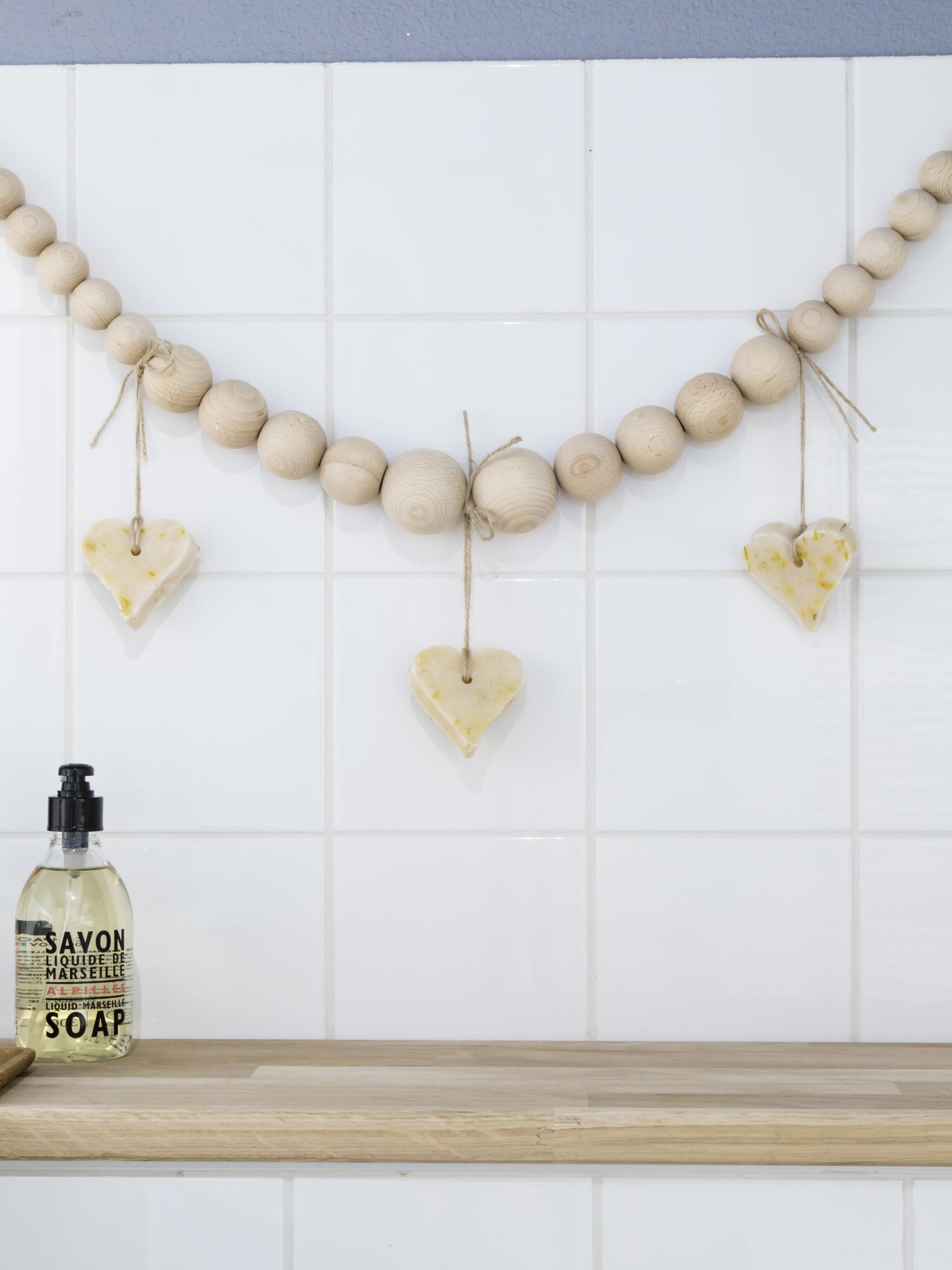 zelfmaken xl houten kralenketting