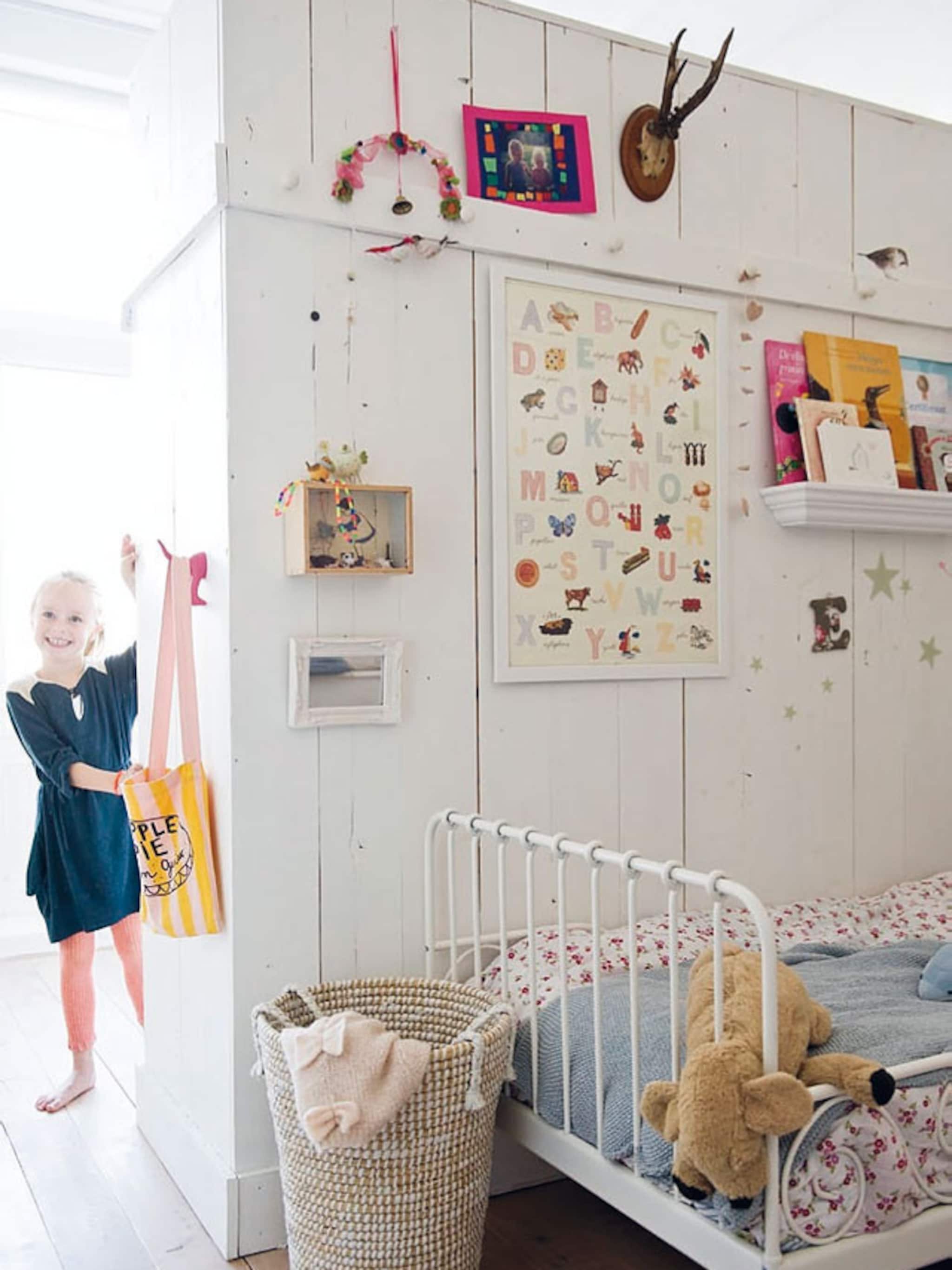 houten wand als roomdivider
