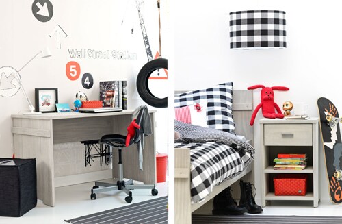 Kinderkamer steigerhout