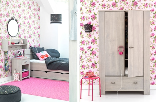 Kinderkamer steigerhout