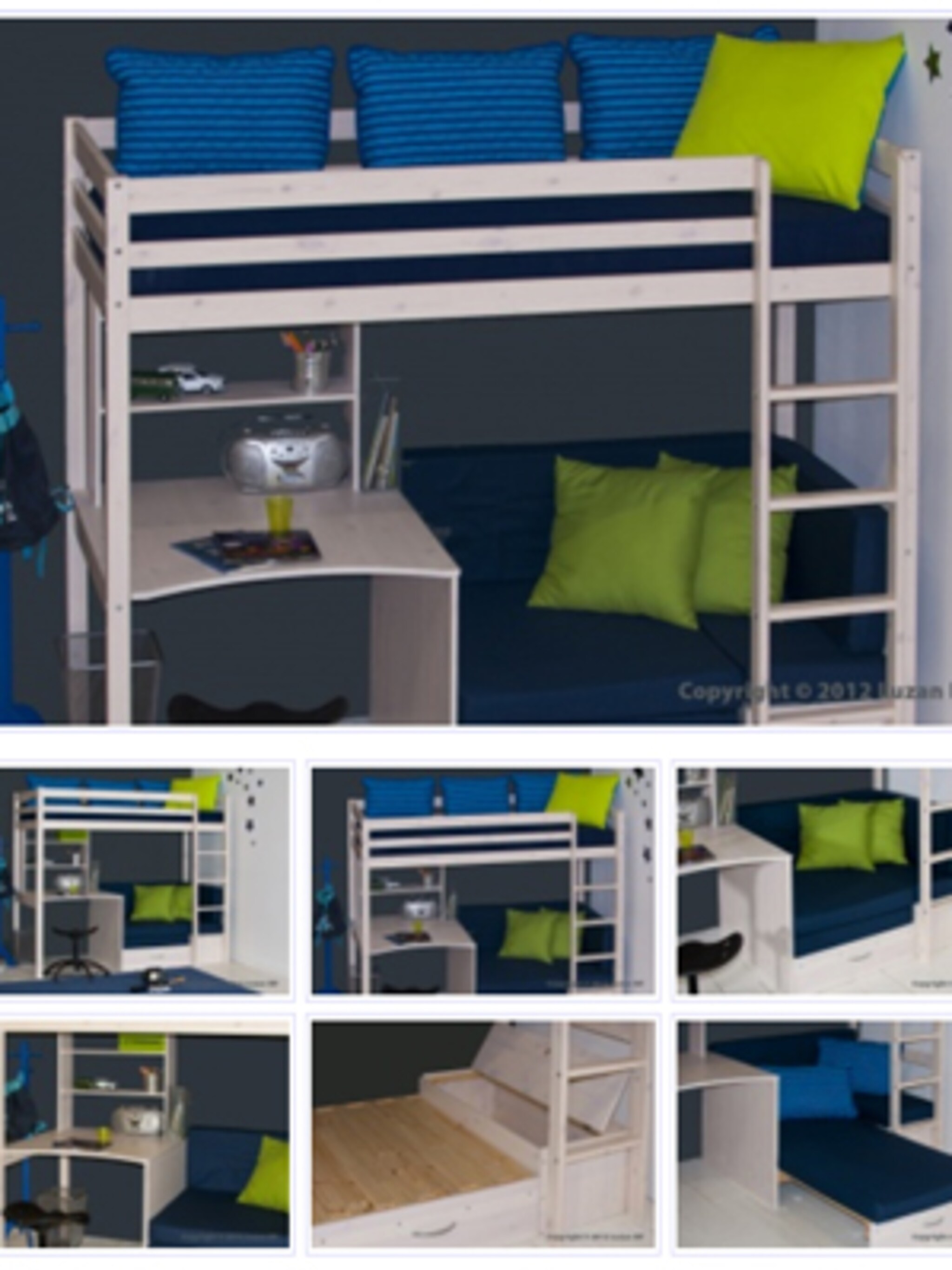 hoogslaper met bedbank