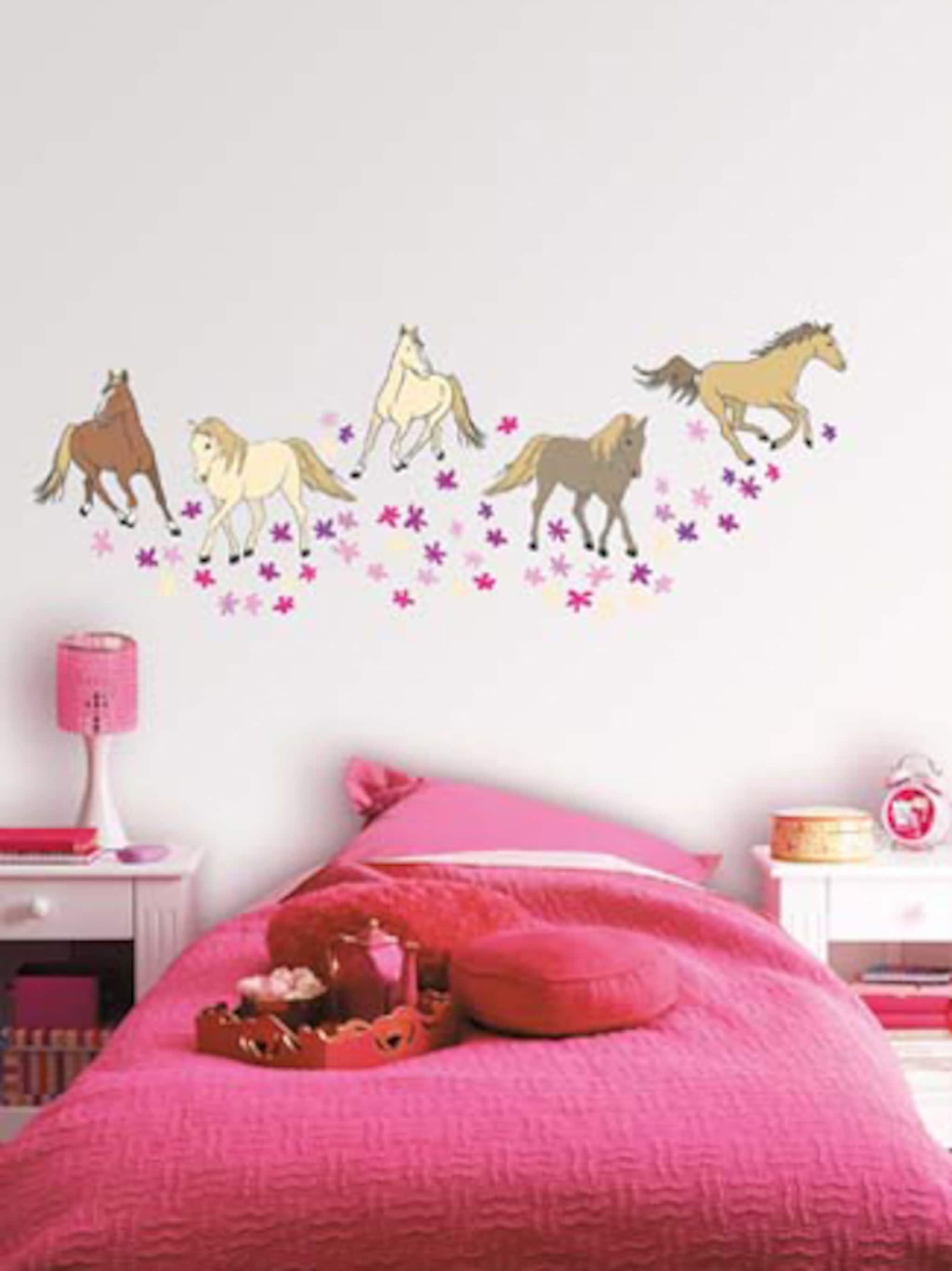 muurstickers paarden voor de paardenkamer