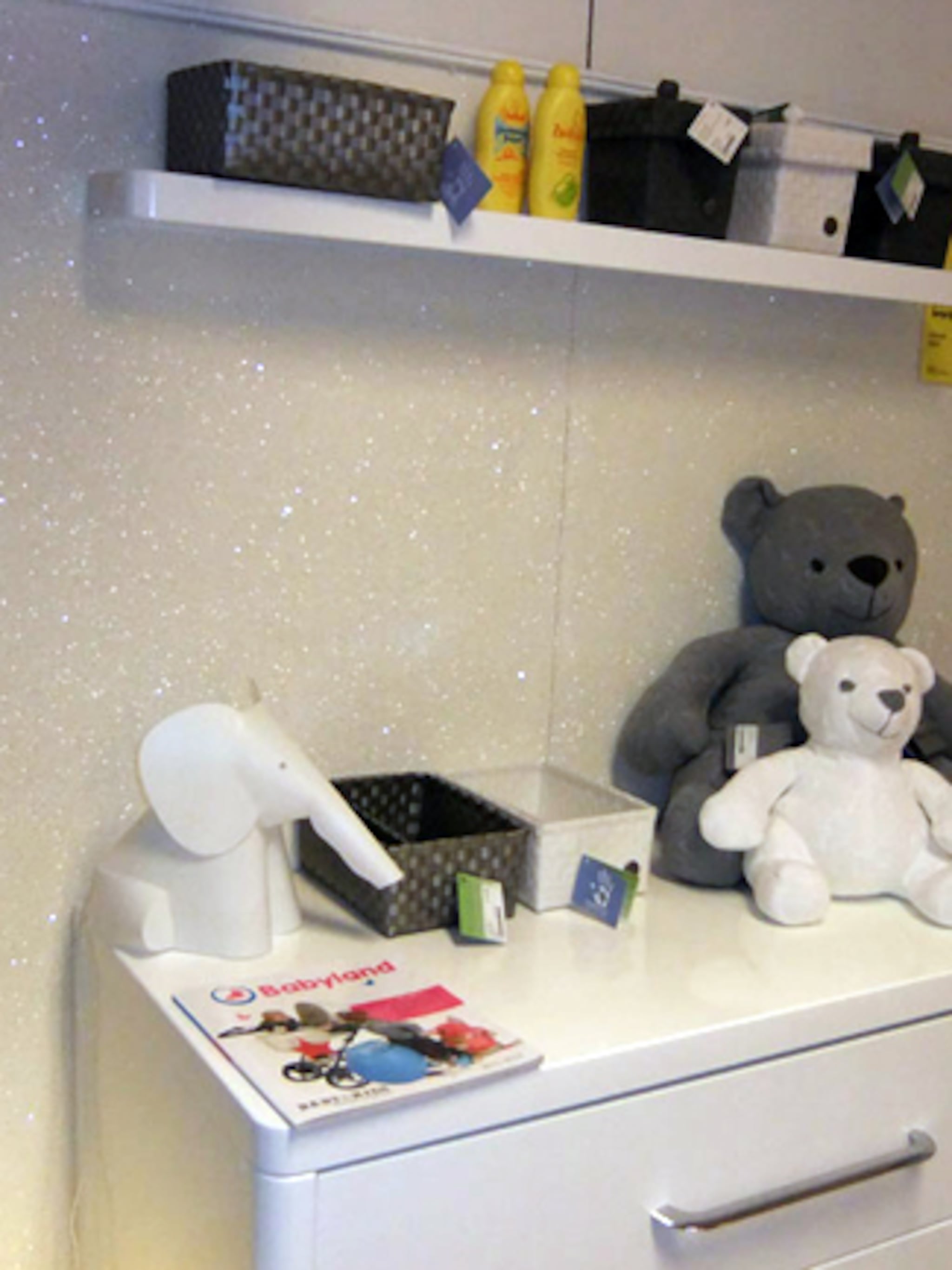 glitter en glamour in de babykamer swarovski