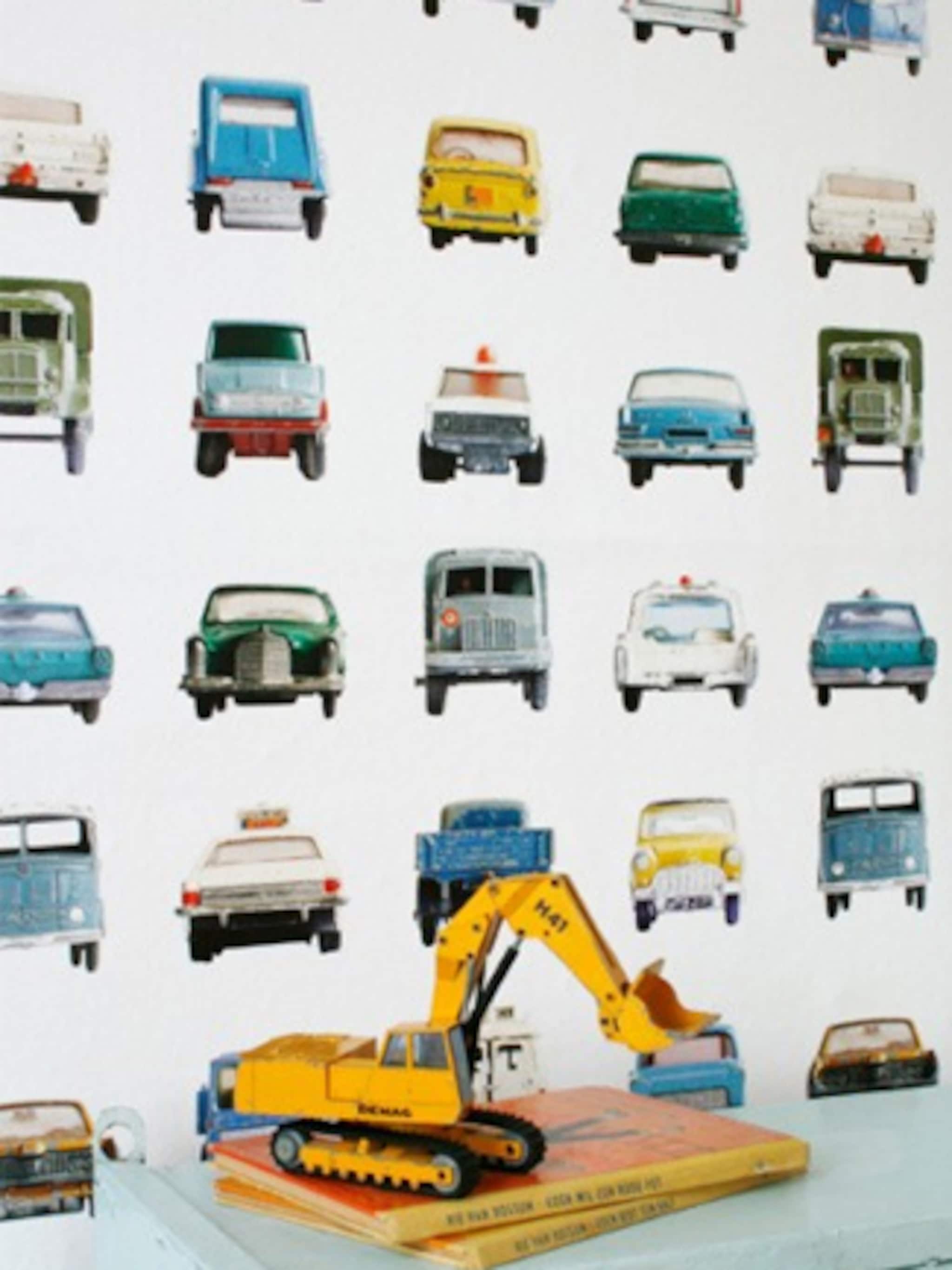auto behang voor de kinderkamer