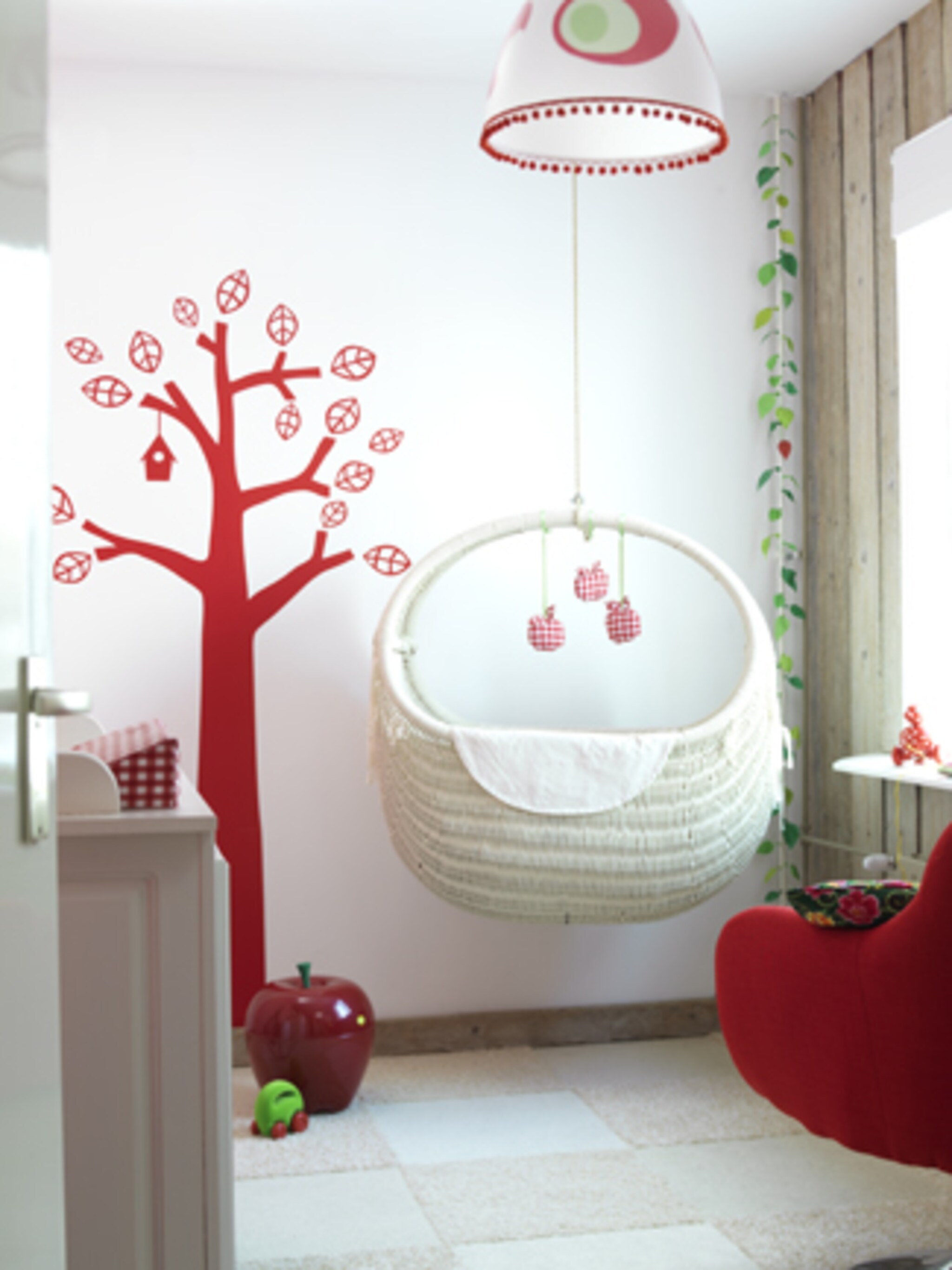 babykamer ideeen muur