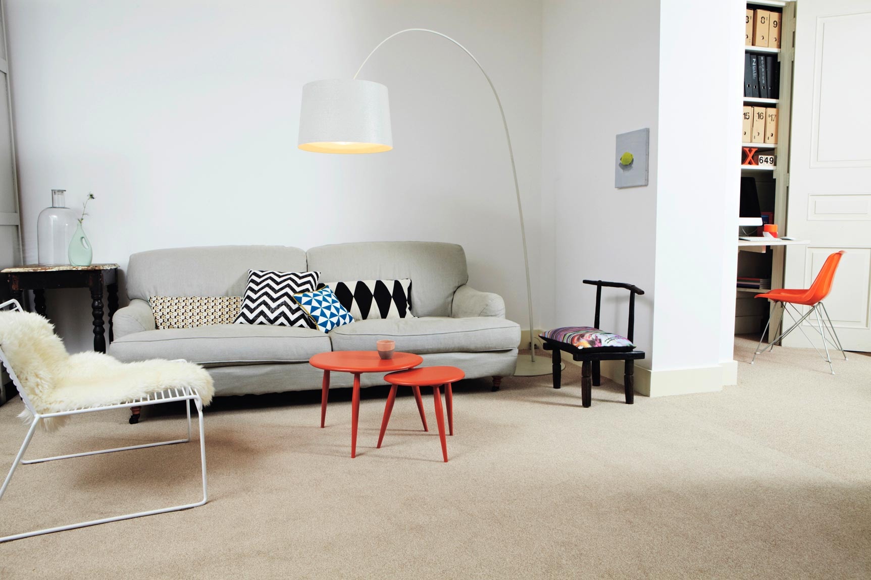 Marmoleum Thuis Selectie (beton 3706)