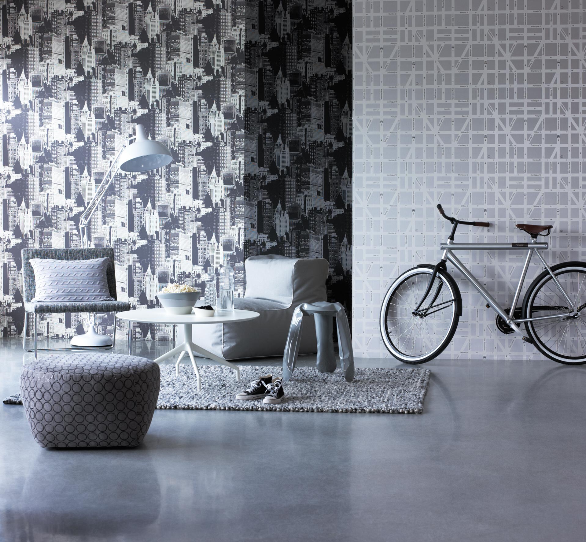 Behang Black &amp; White (397590)