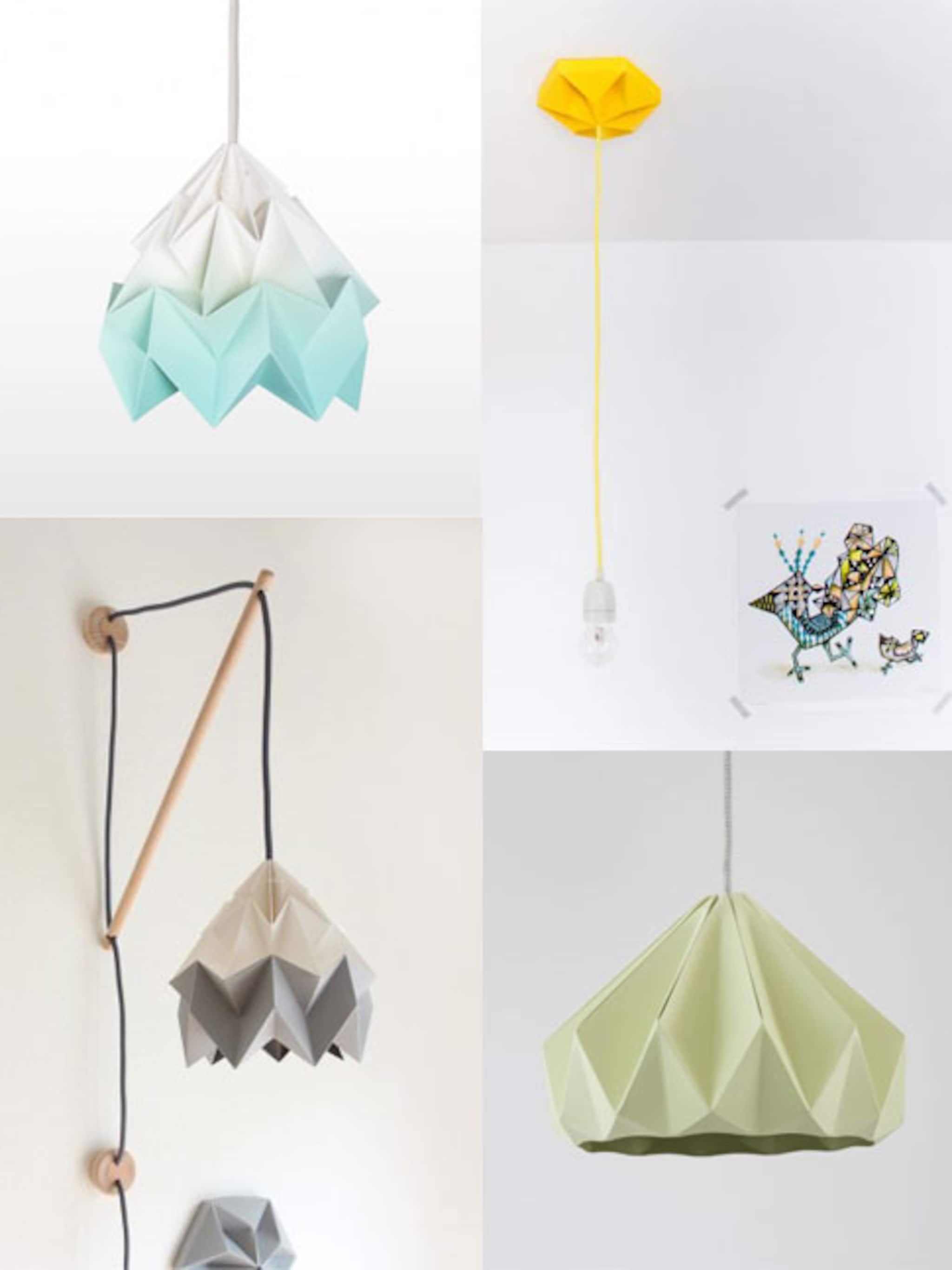 origami in het interieur