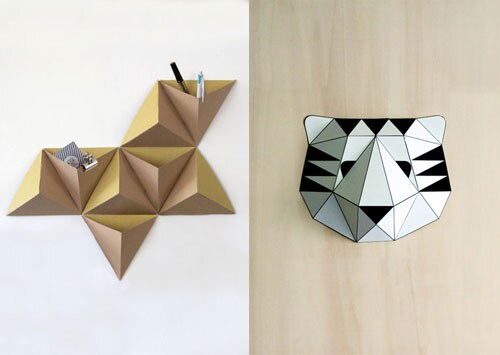 beeld vtwonen origami-accessoires-papier-tigre