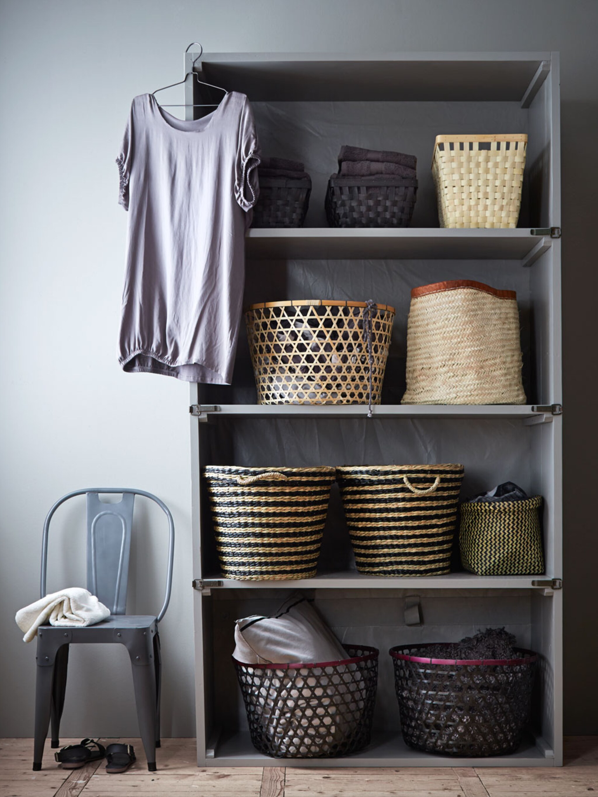 houten stellingkast