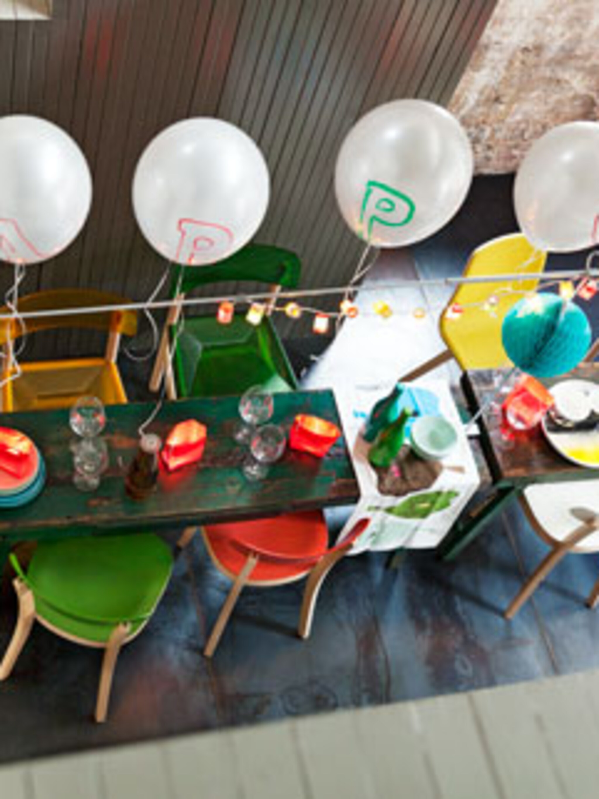 met weinig toch een partysfeer