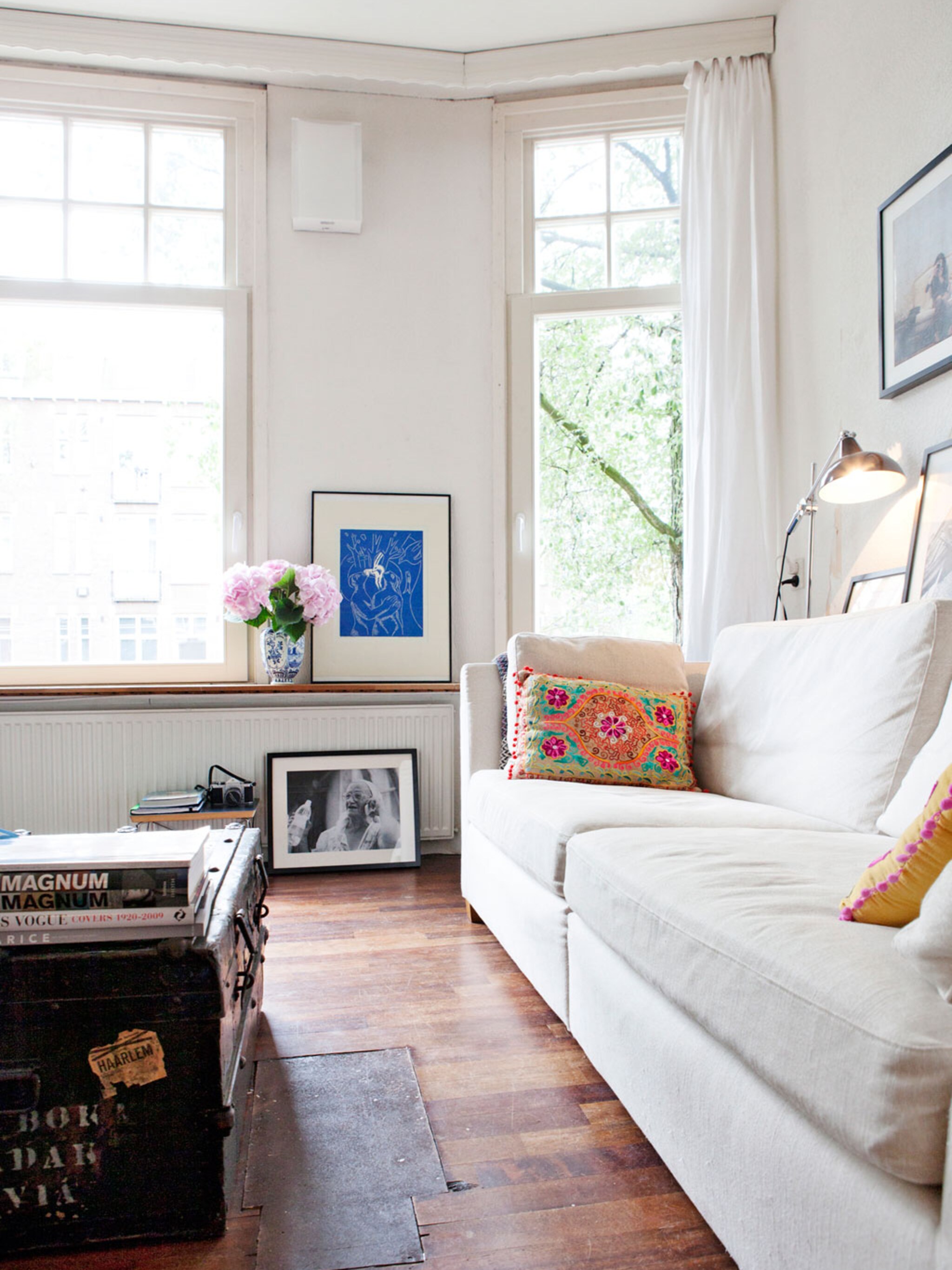 ecletisch ingericht appartement in amsterdam