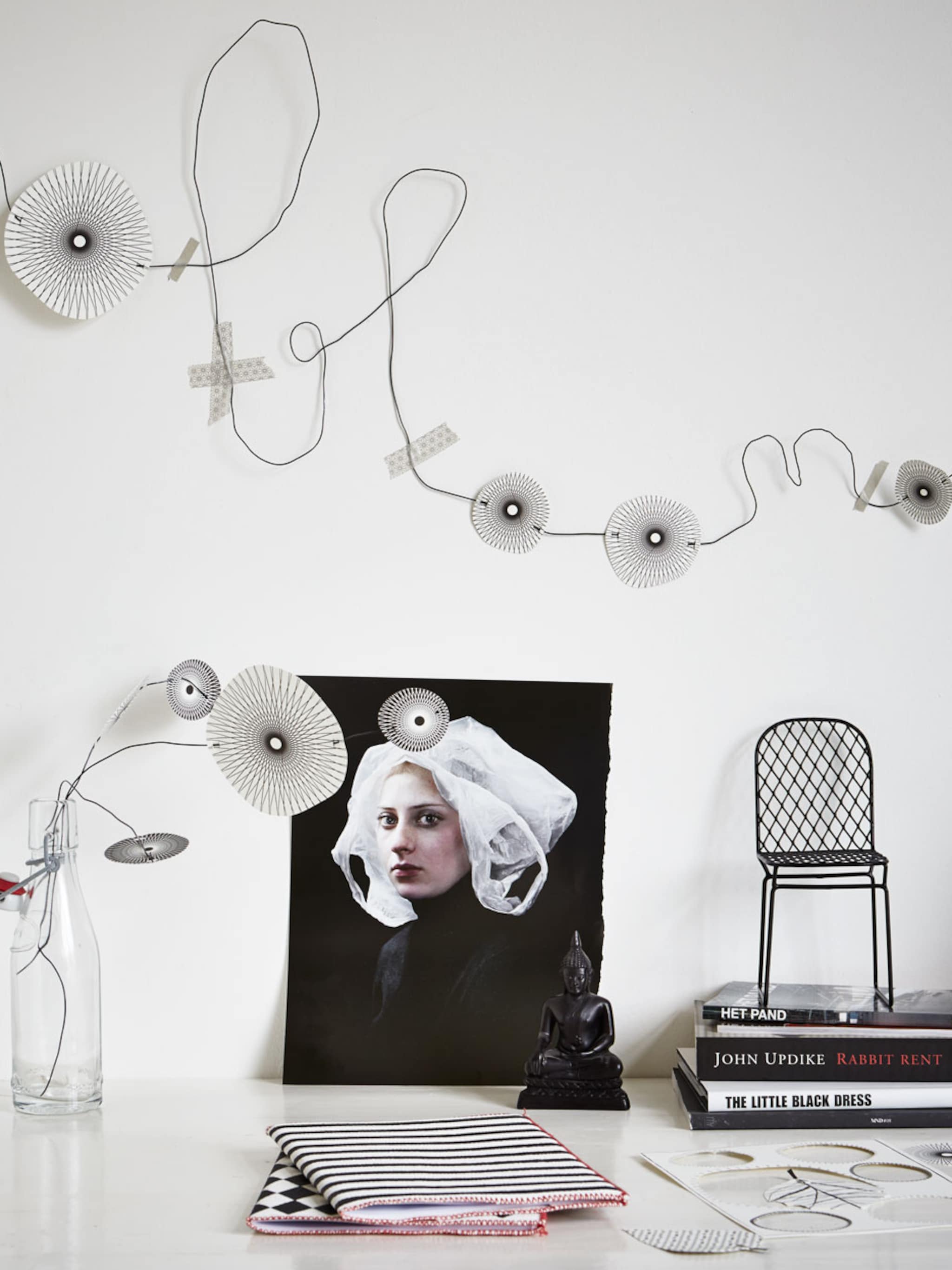 zwart witte accessoires