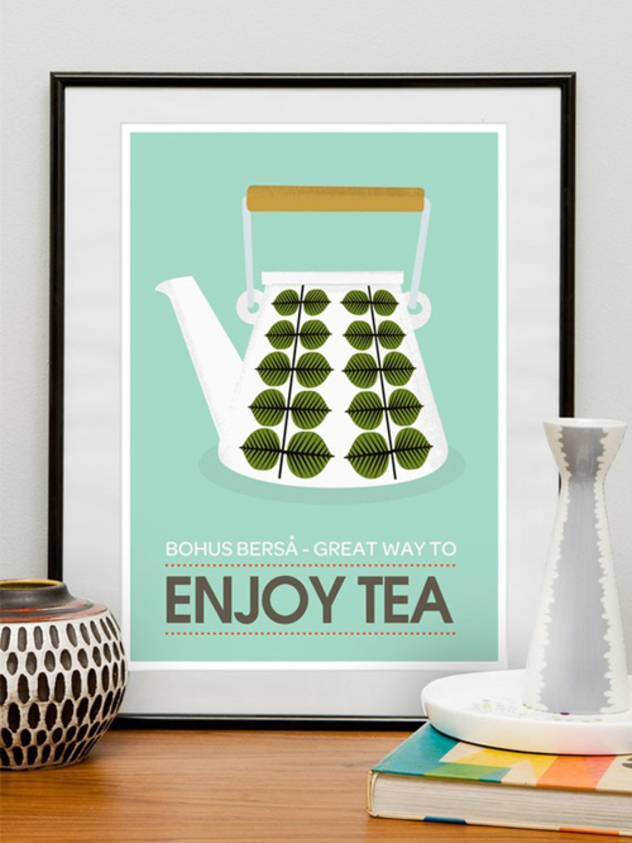 retro posters met scandinavisch design