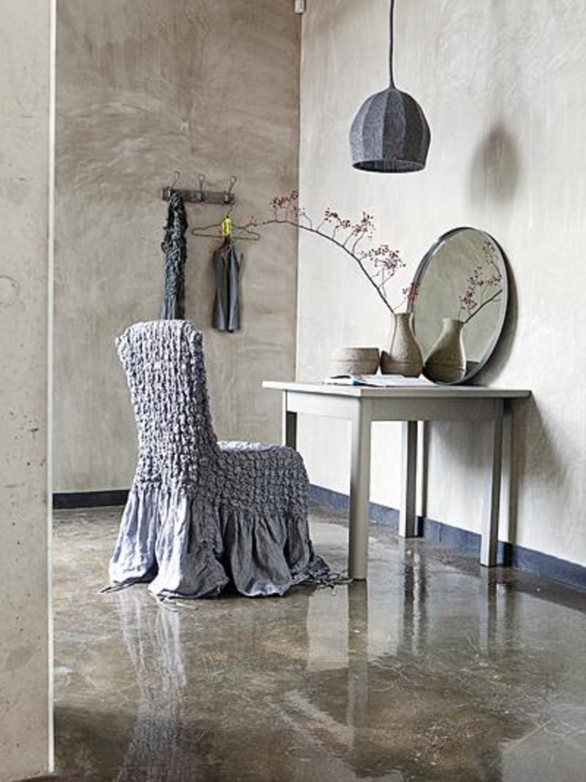 gebreide hanglamp