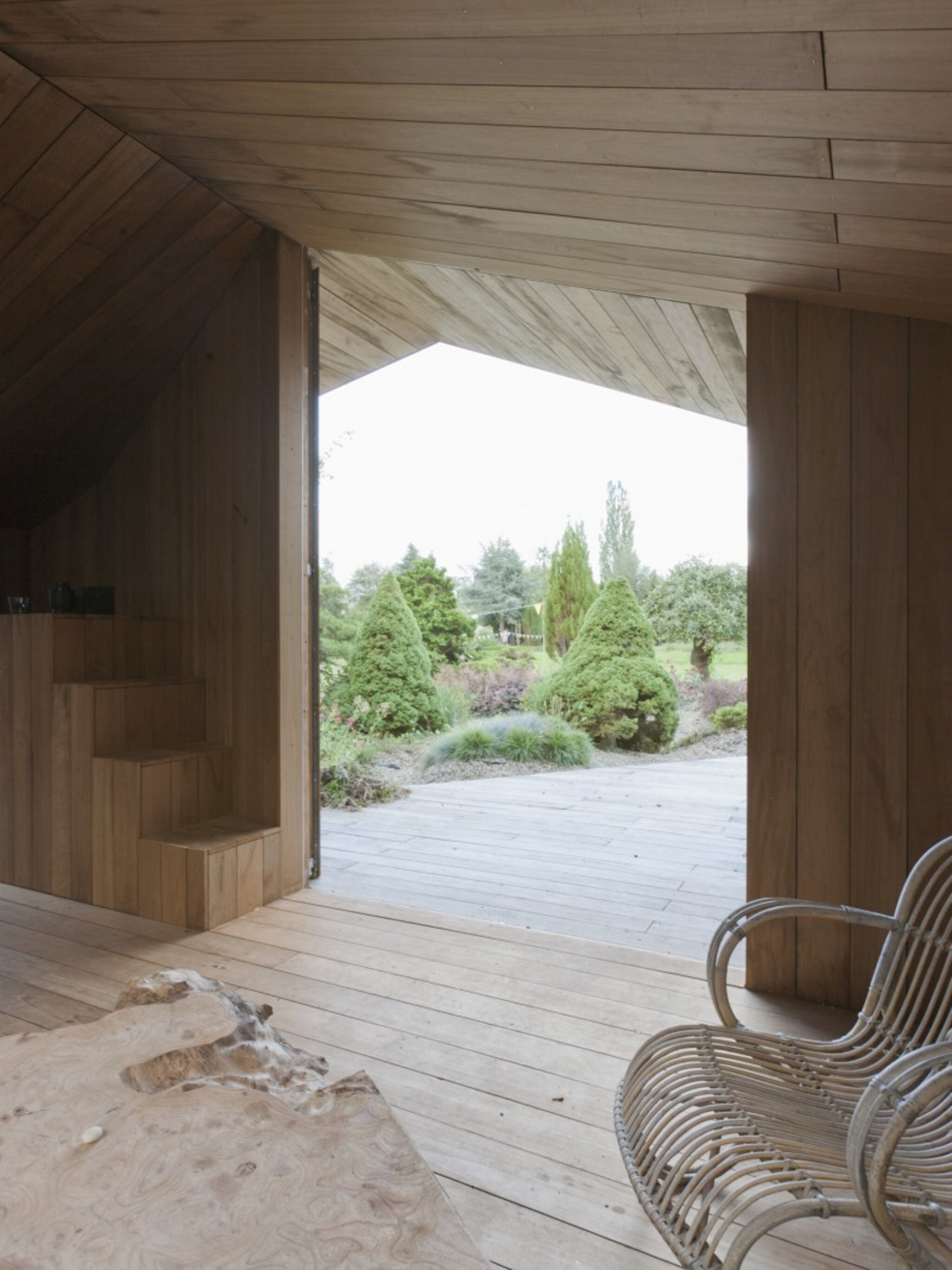 houten huisje