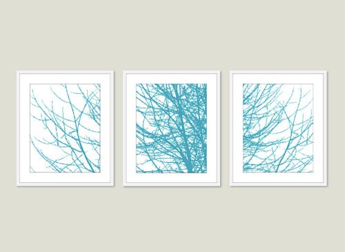 beeld vtwonen blauw print bomen aladriart