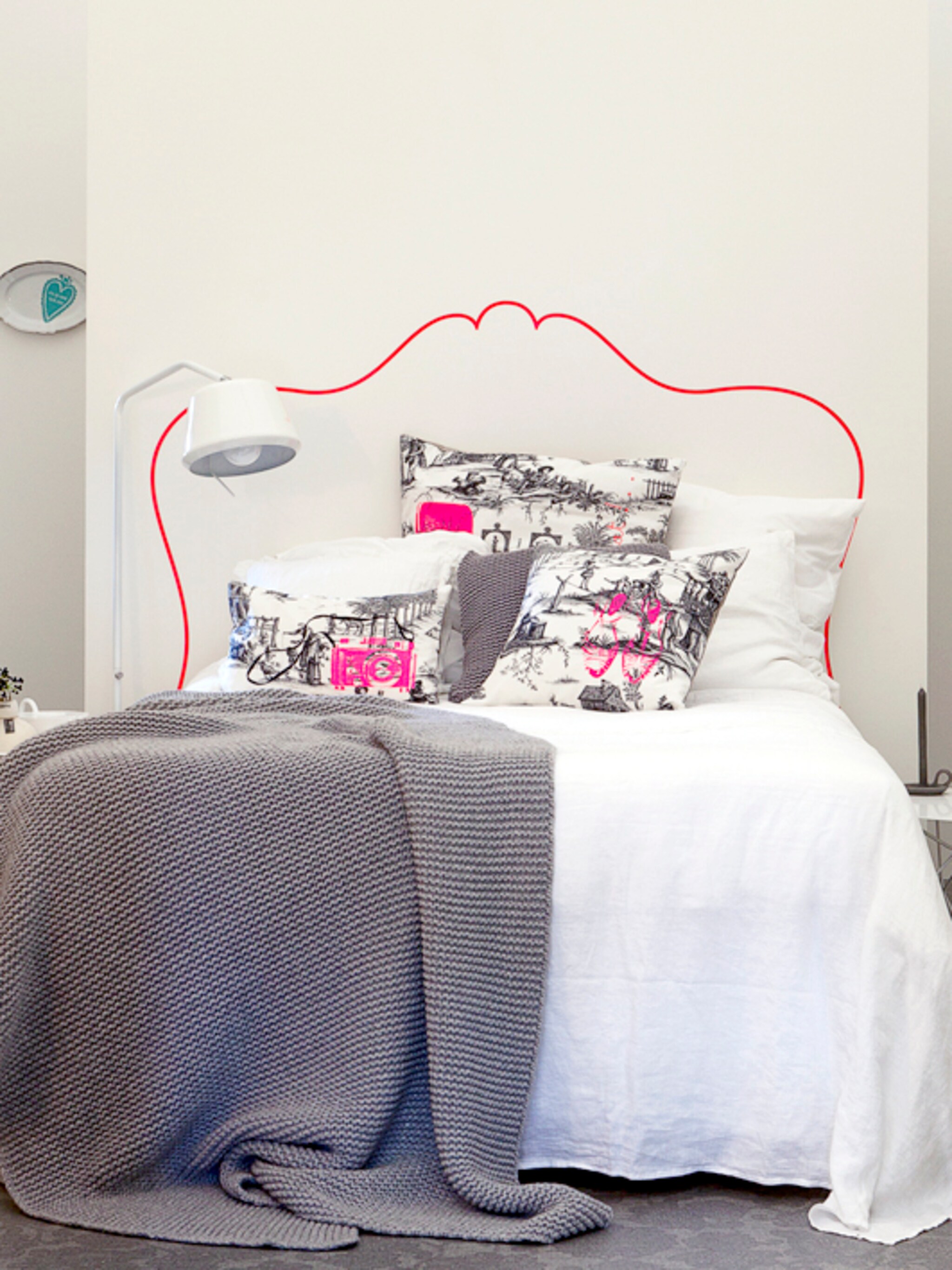 zelf maken fluorescerend bedhoofd