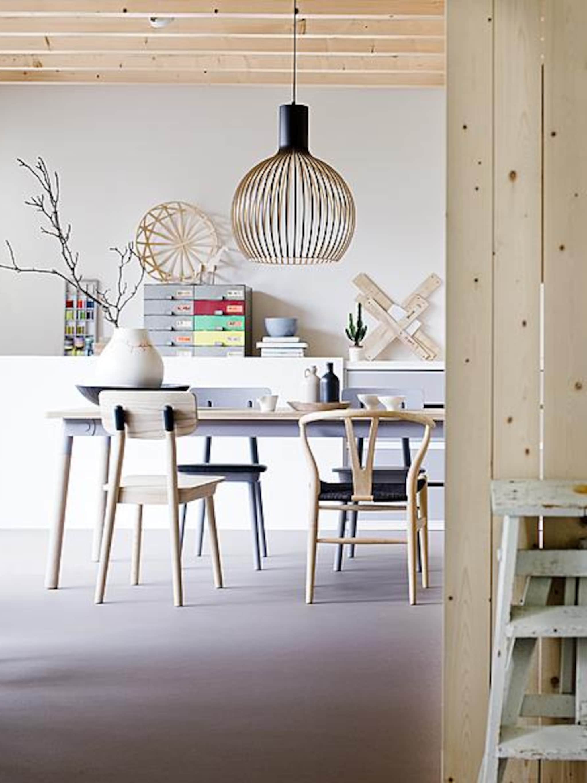 blank houten woonkamer