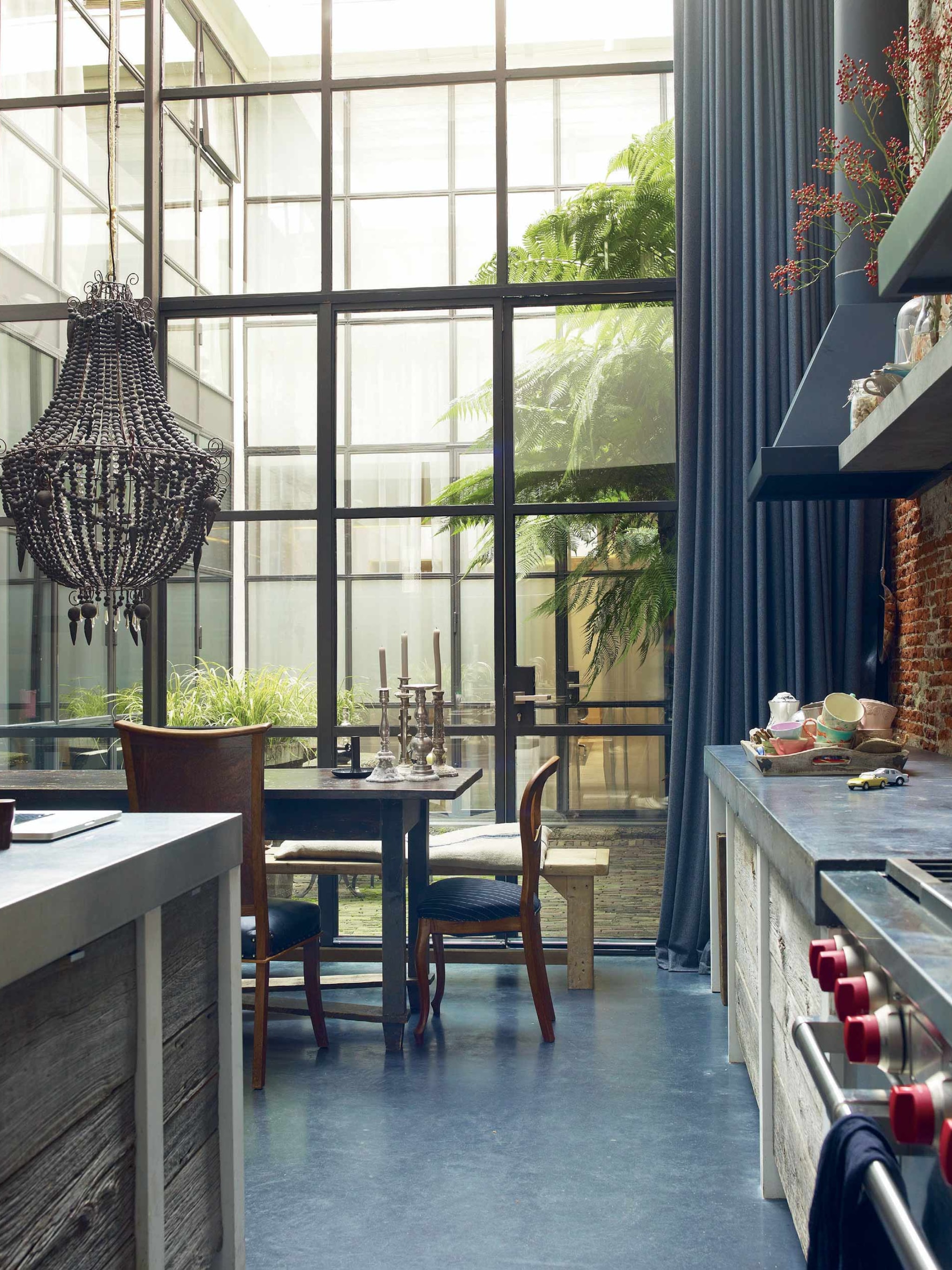 in de industriele keuken is koken een feestje
