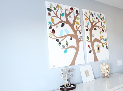 beeld vtwonen tijdschrift collage boom