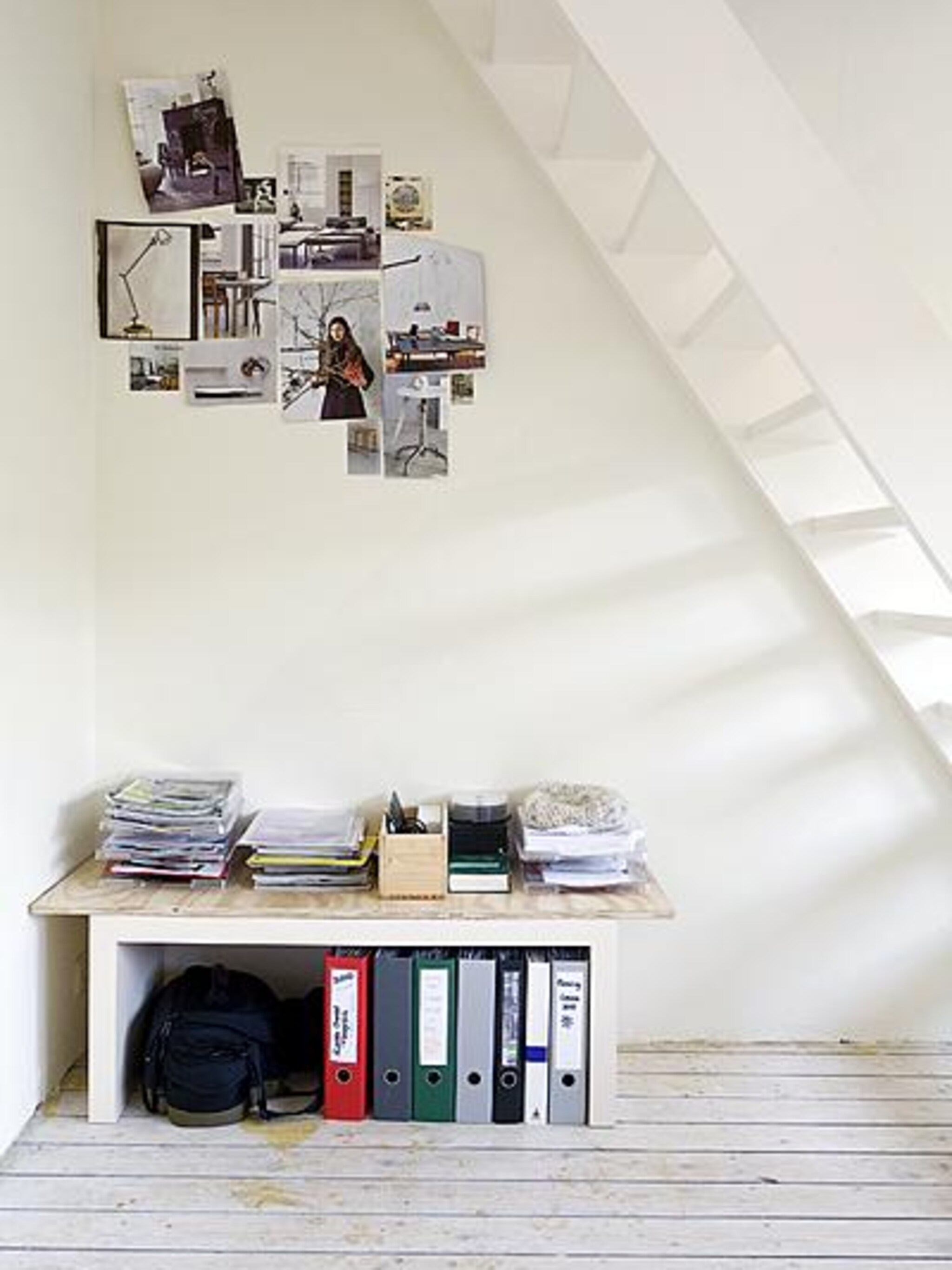 collage aan de muur