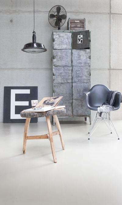 beeld vtwonen De Loft vloer in de kleur Kiezel