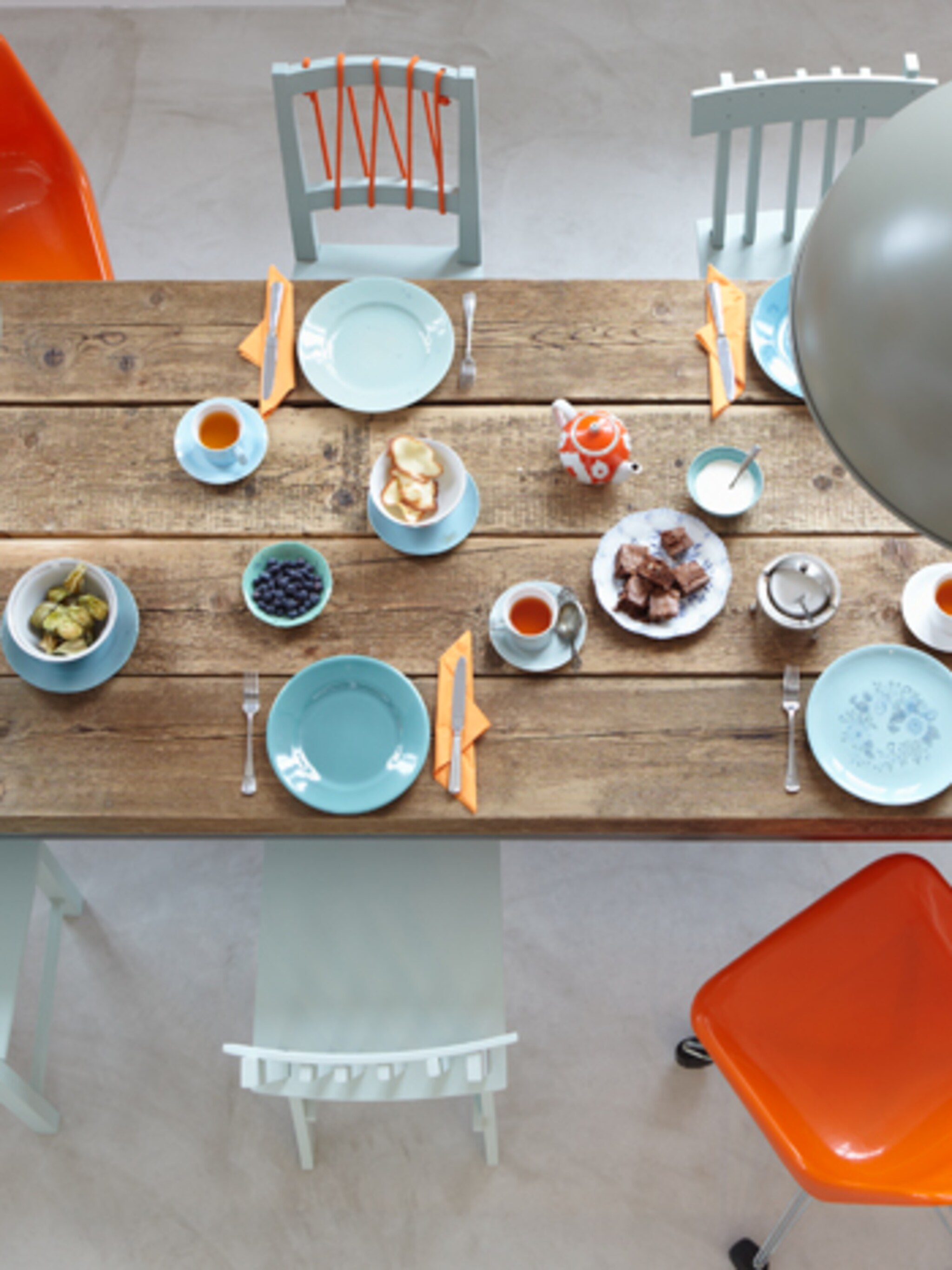kleur aan tafel