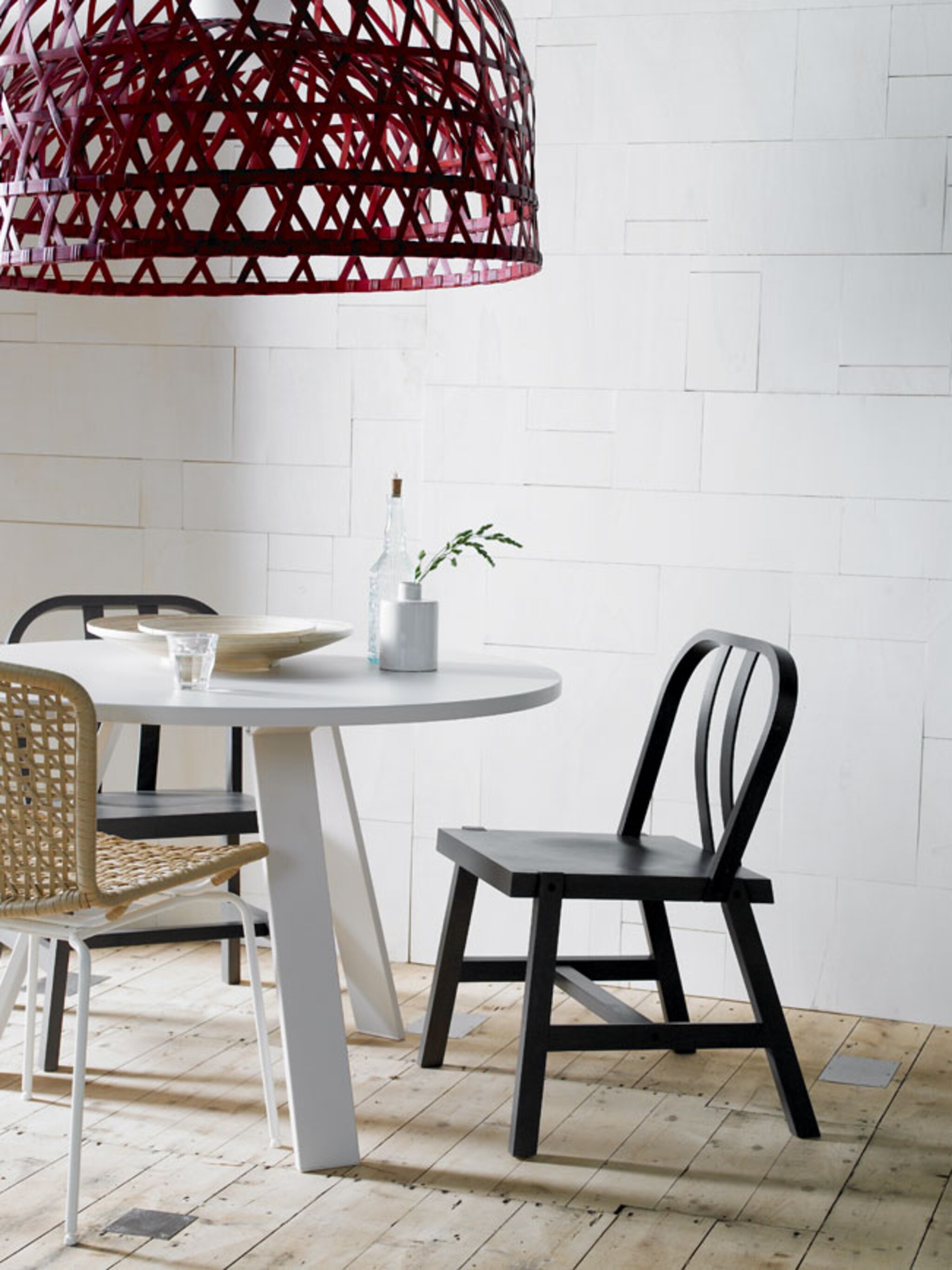 rood roder rotan hanglamp
